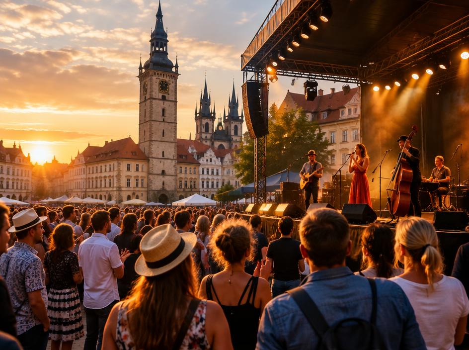 Koncert na historickém náměstí