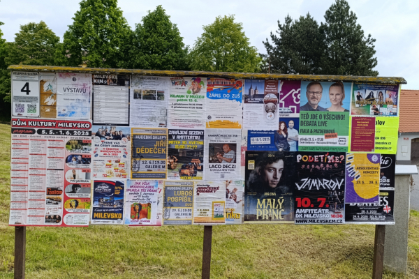 Foto výlepové plochy v Milevsku 4 ČSAD
