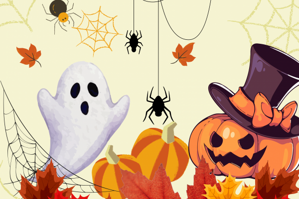 Halloweenské kouzlení s maškarami