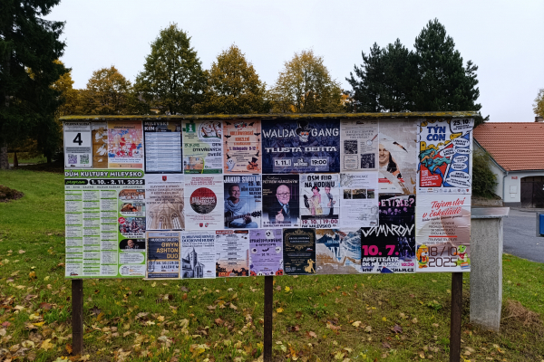 Foto výlepové plochy v Milevsku 4 ČSAD