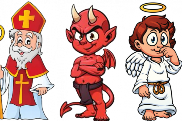 Mikulášská nadílka na náměstí v Milevsku