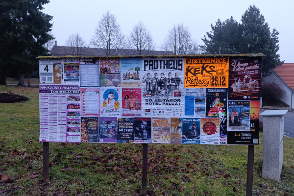 Foto výlepové plochy v Milevsku 4 ČSAD