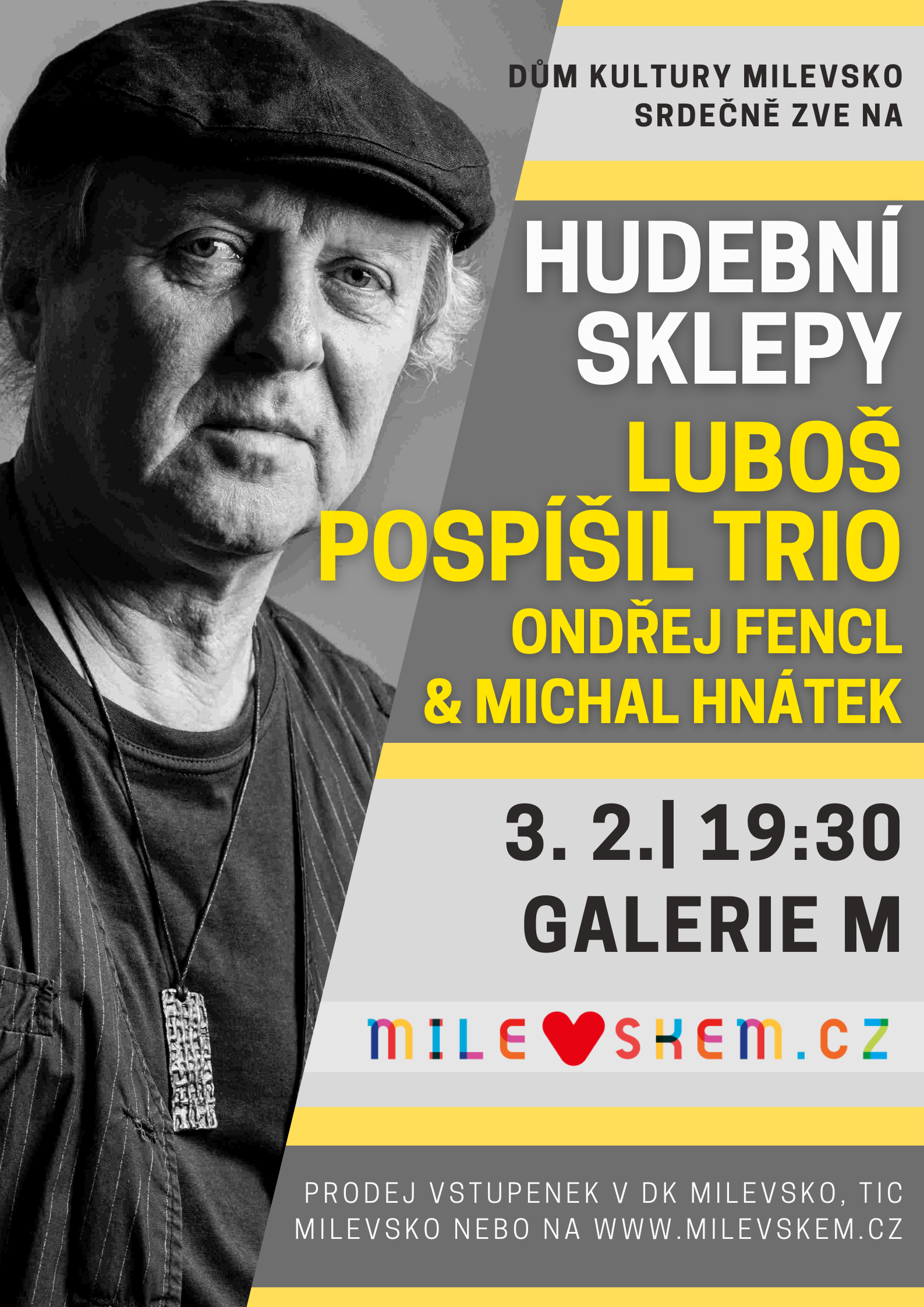 Plakát Hudební sklepy - Luboš Pospíšil Trio 
