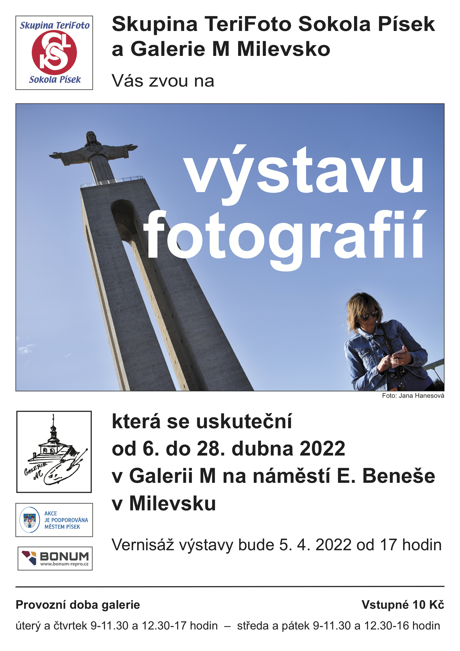 Plakát Vernisáž výstavy fotografií skupiny Terifoto Sokola Písek