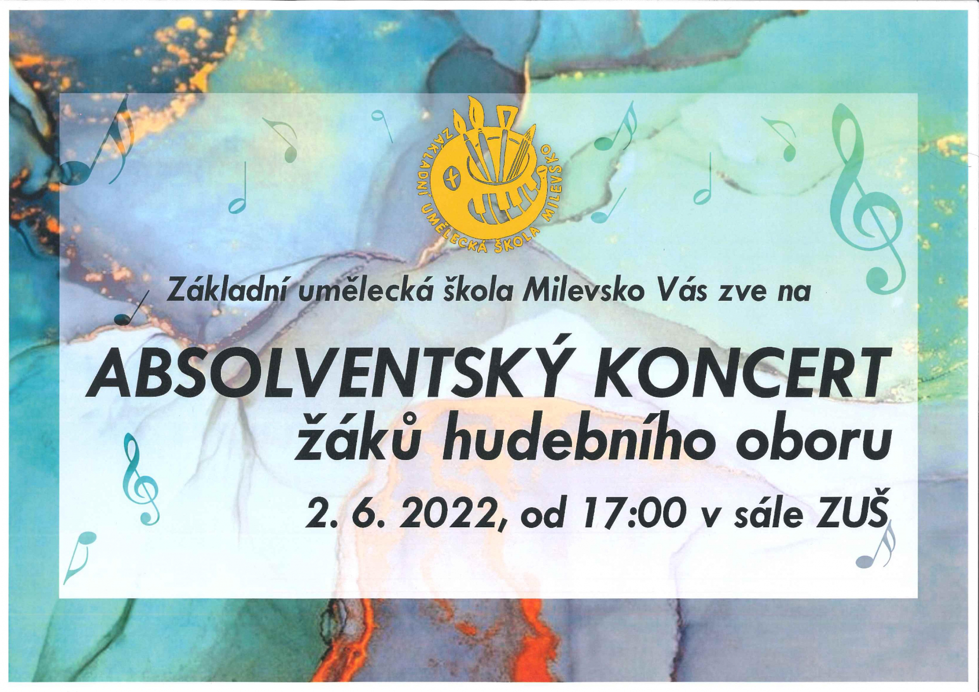 Plakát Absoloventský koncert