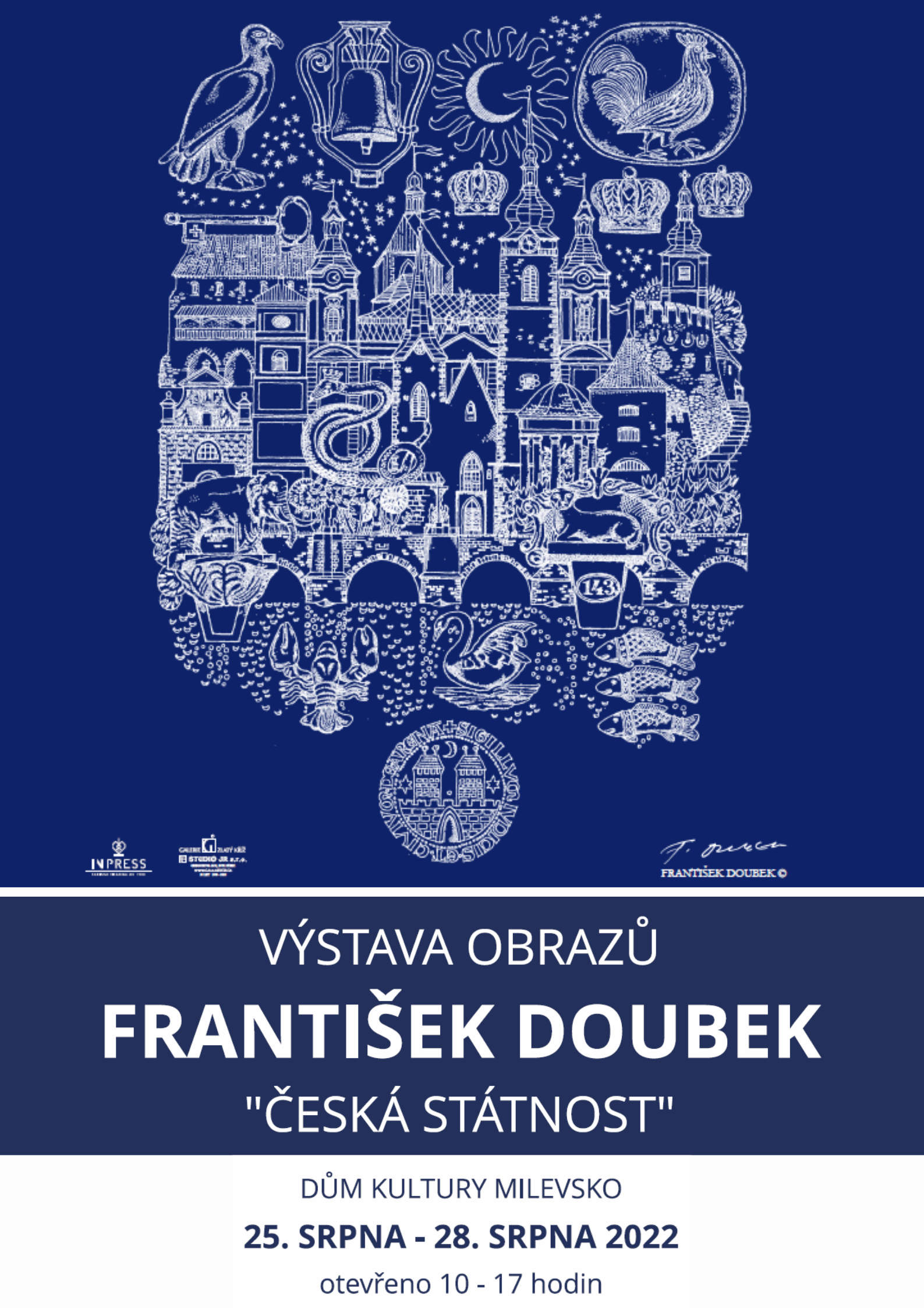 Plakát Výstava Františka Doubka - Česká státnost
