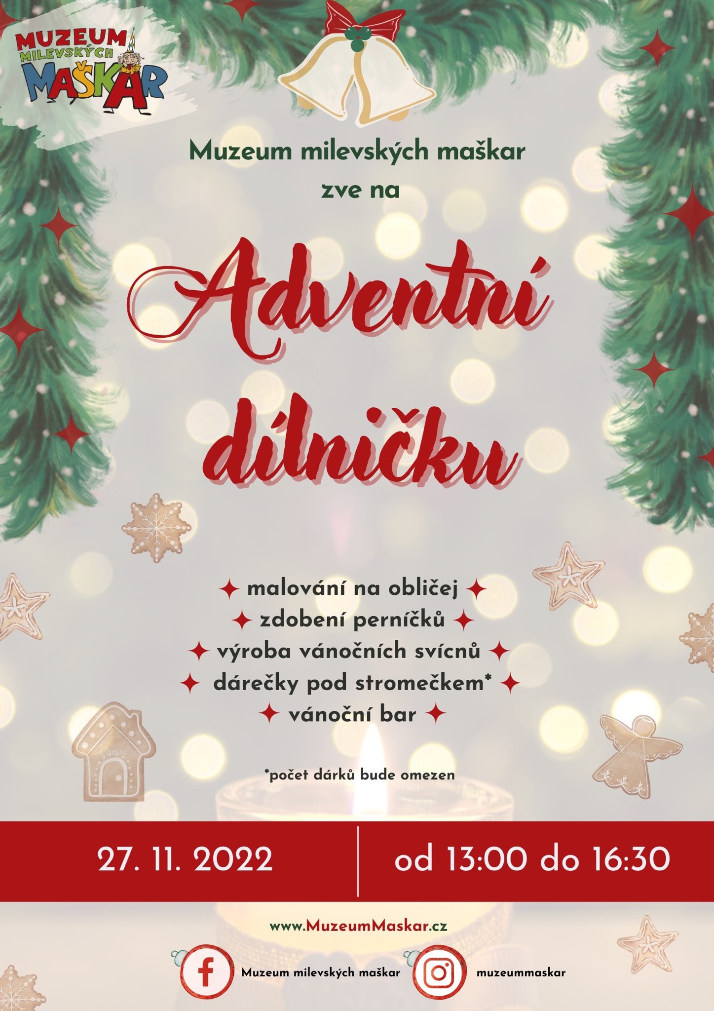 Plakát Adventní dílnička