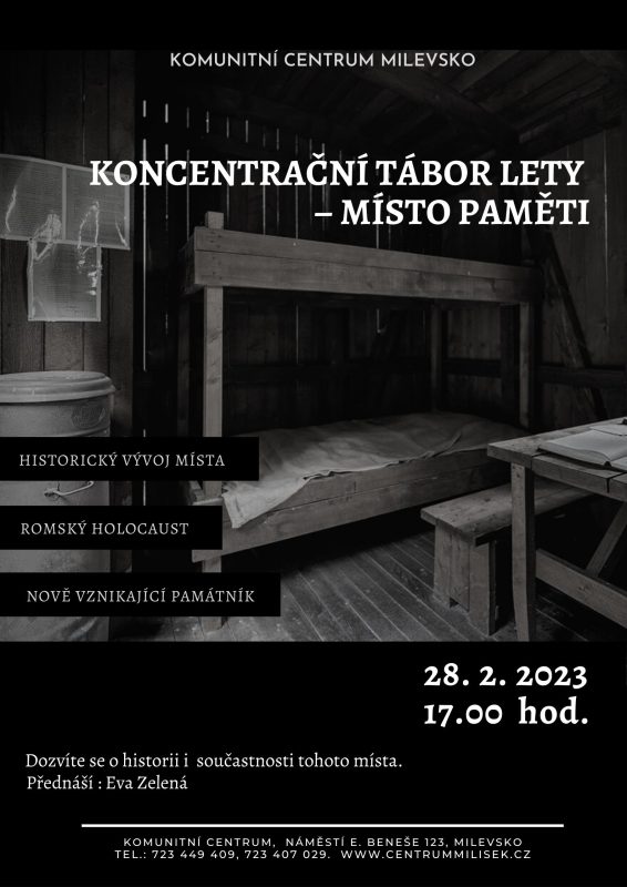 Plakát Koncentrační tábory Lety - Místo paměti