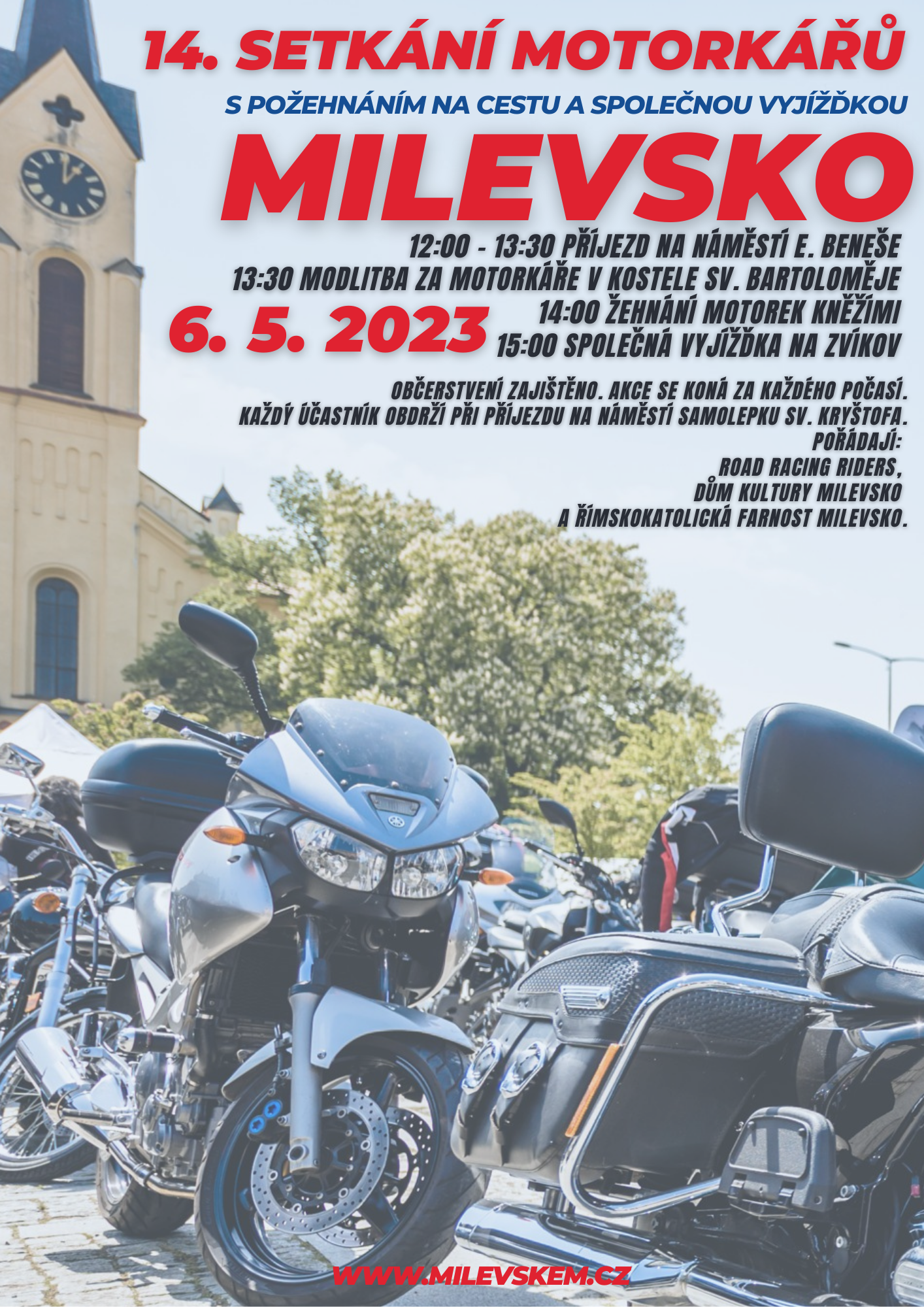 Plakát 14. Setkání motorkářů