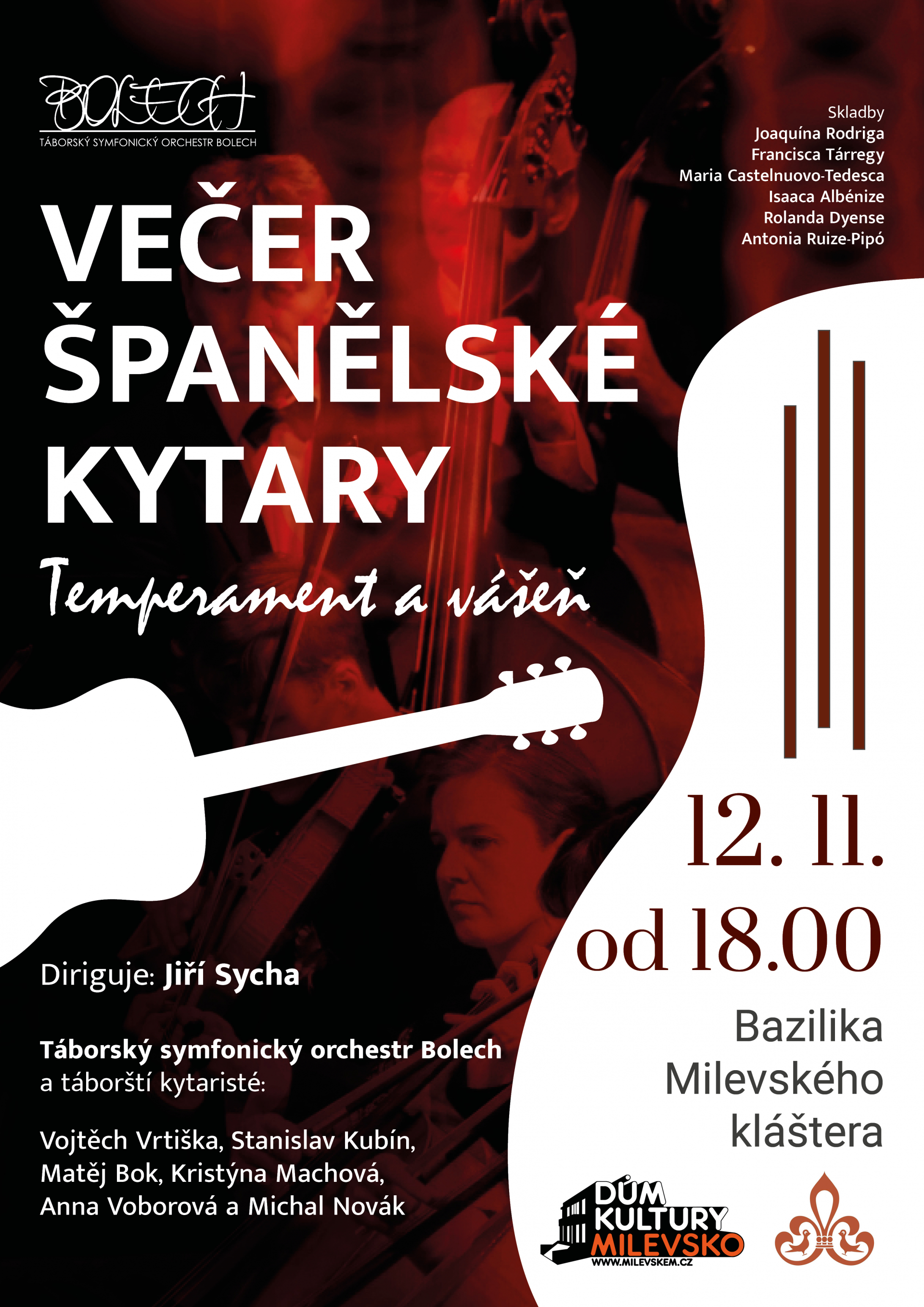 Plakát Večer španělské kytary