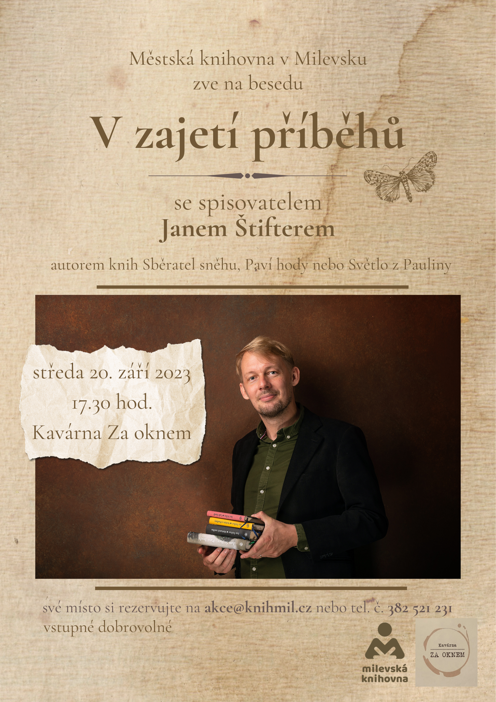 Plakát Jan Štifter: V zajetí příběhů