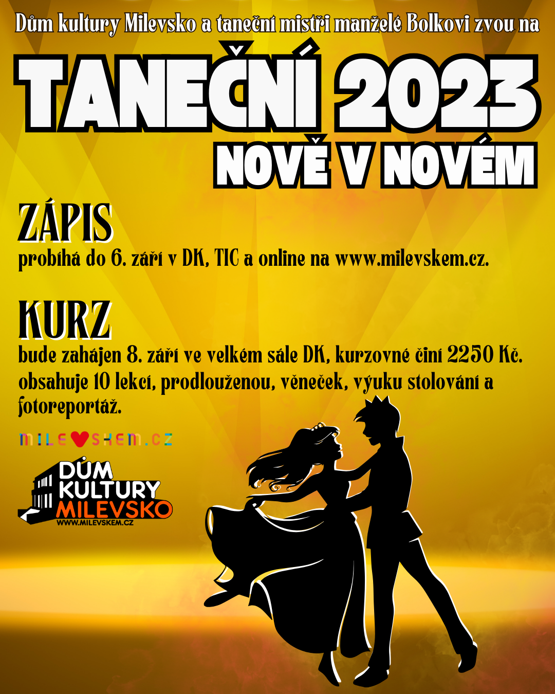 Plakát Taneční 2023