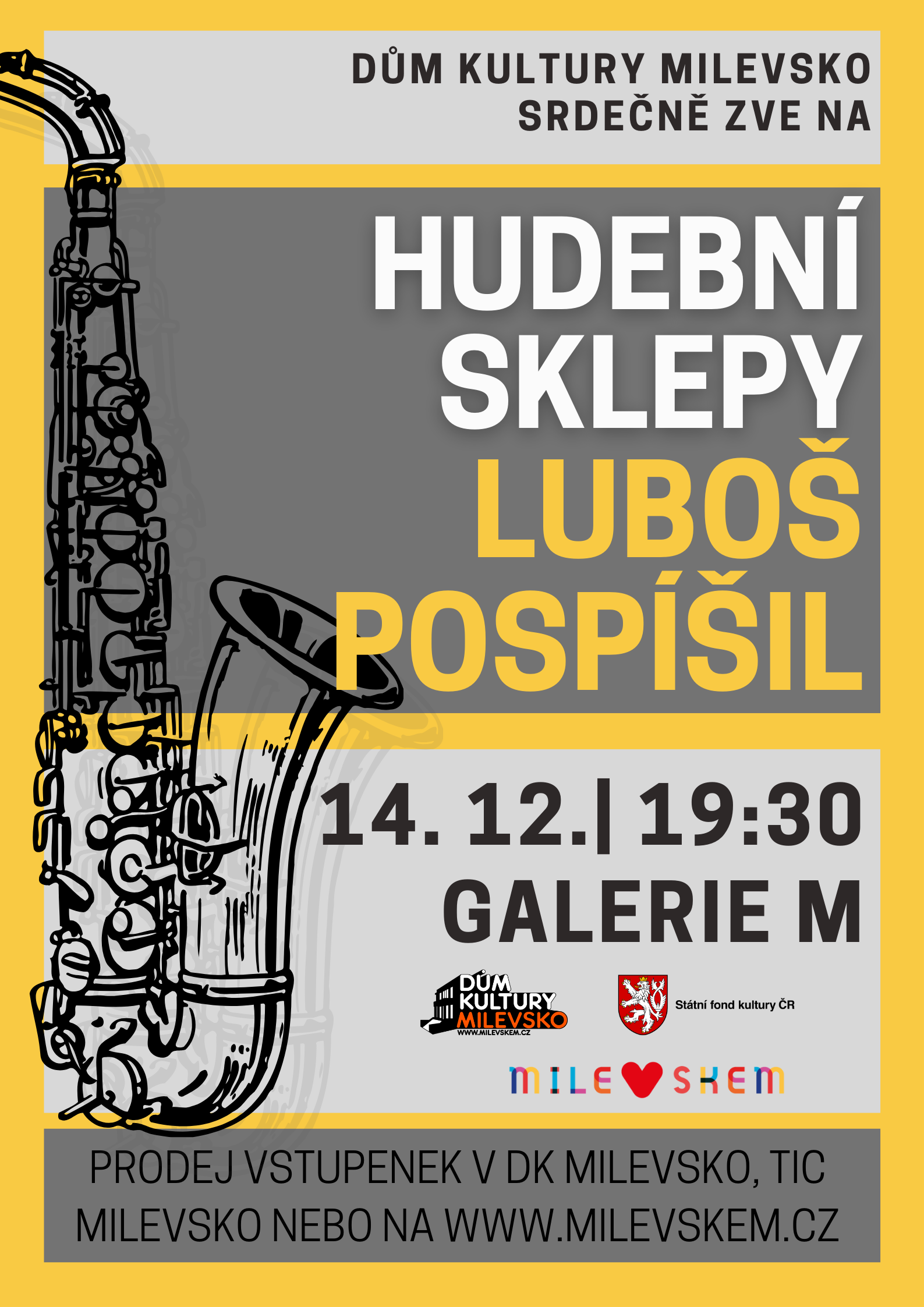 Plakát Hudební sklepy - Luboš Pospíšil Trio