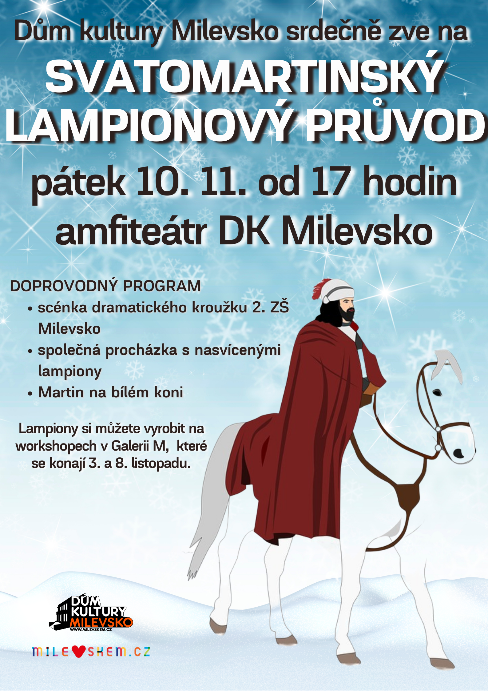 Plakát Svatomartinský lampionový průvod