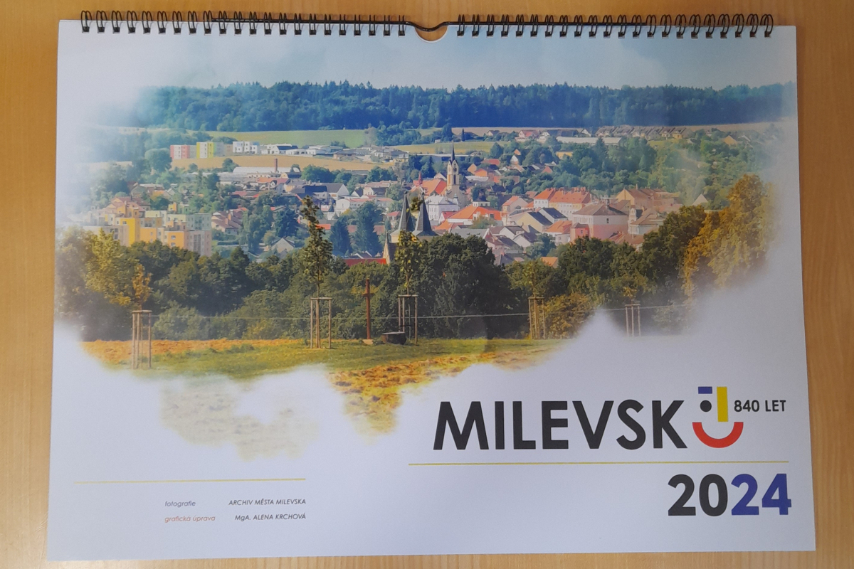 Foto k aktualitě Kalendář město Milevsko 2024 již v prodeji