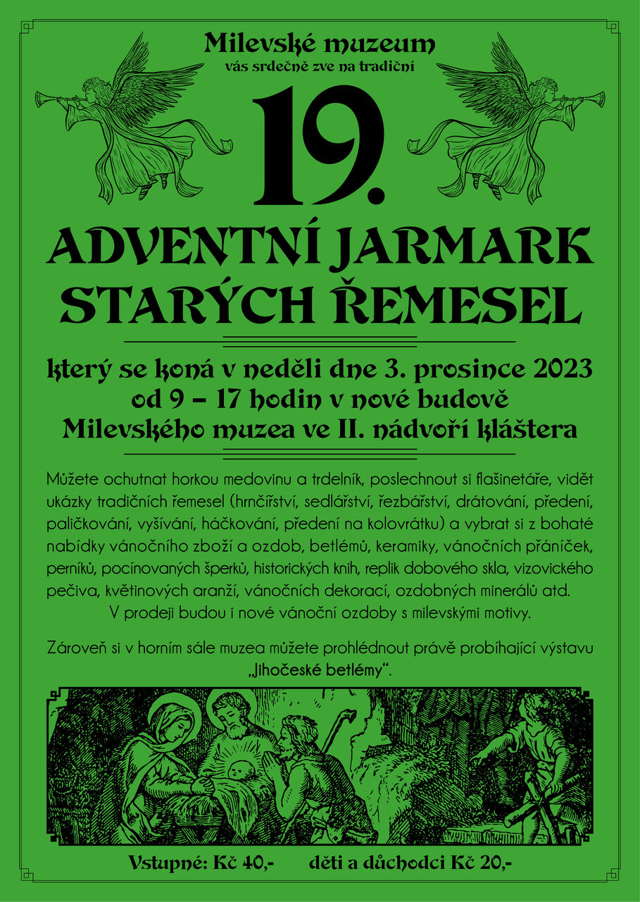 Plakát Adventní jarmark starých řemesel