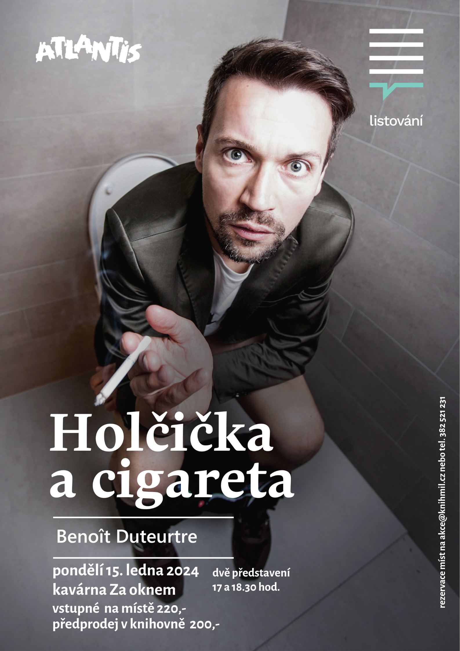 Plakát Listování: Holčička a cigareta