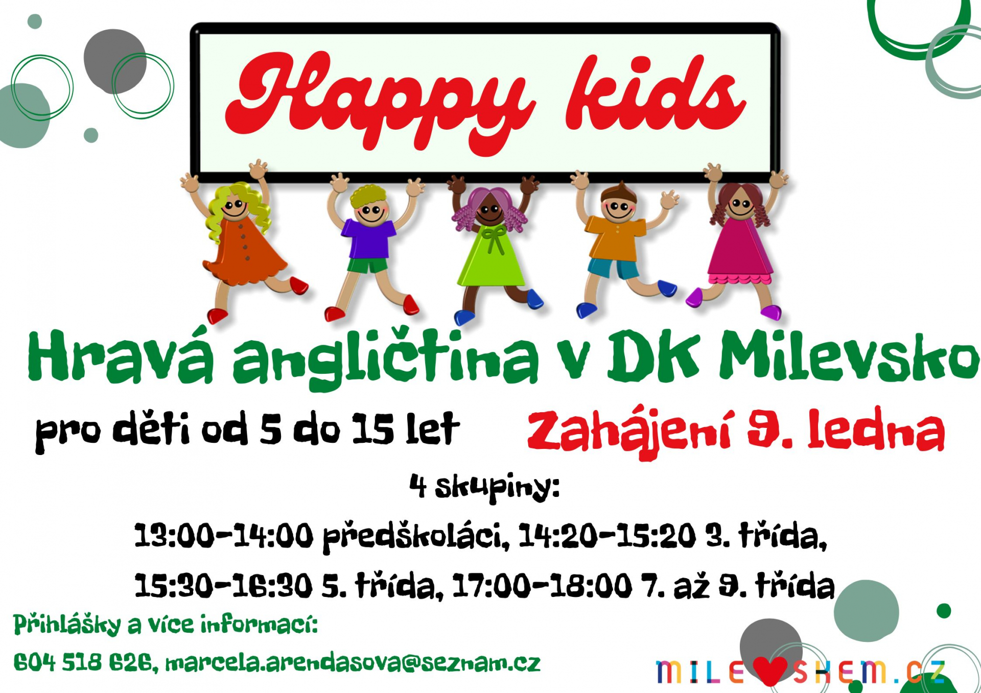 Plakát Happy kids - hravá angličtina