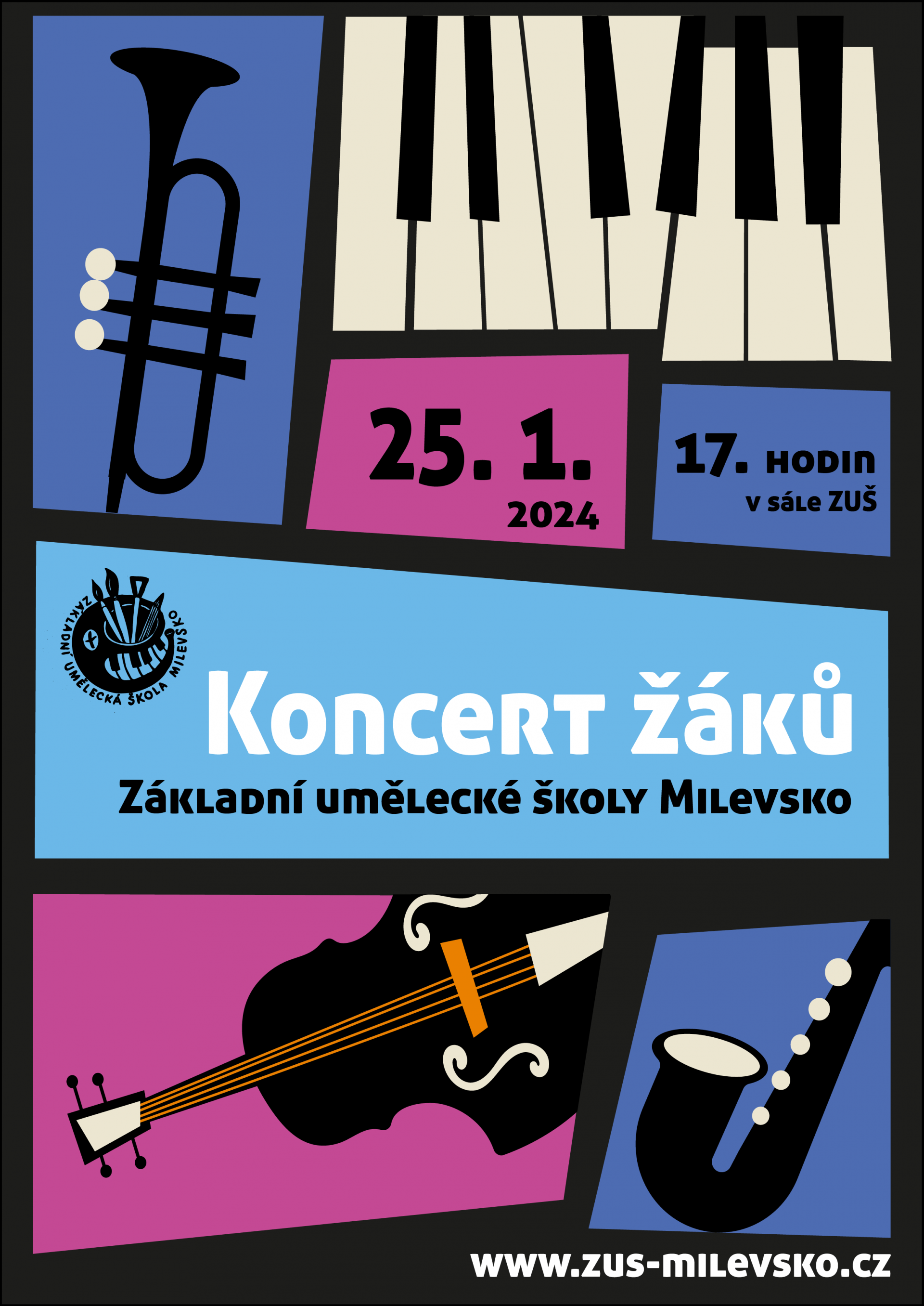 Plakát Koncert žáků