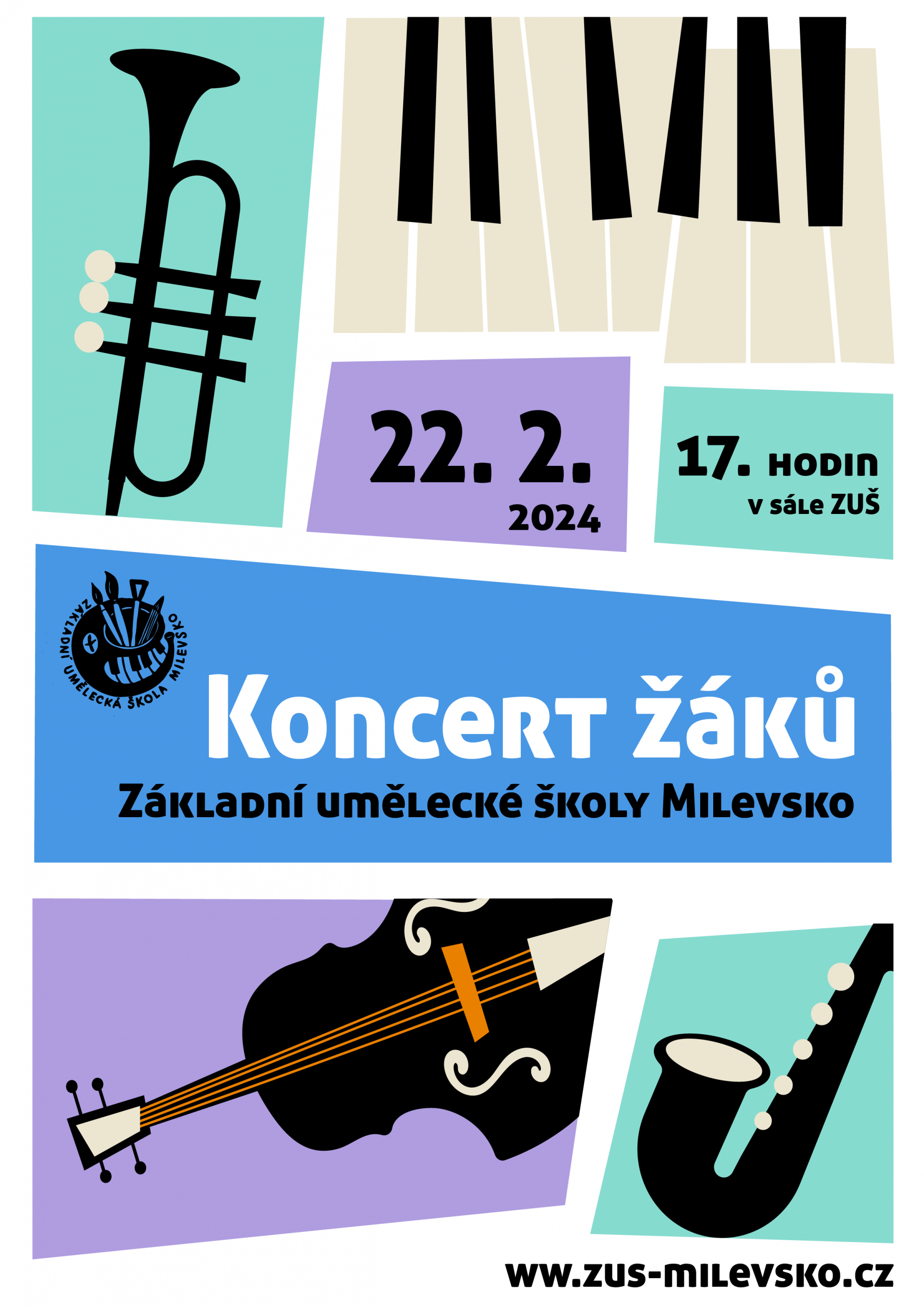 Plakát Koncert žáků