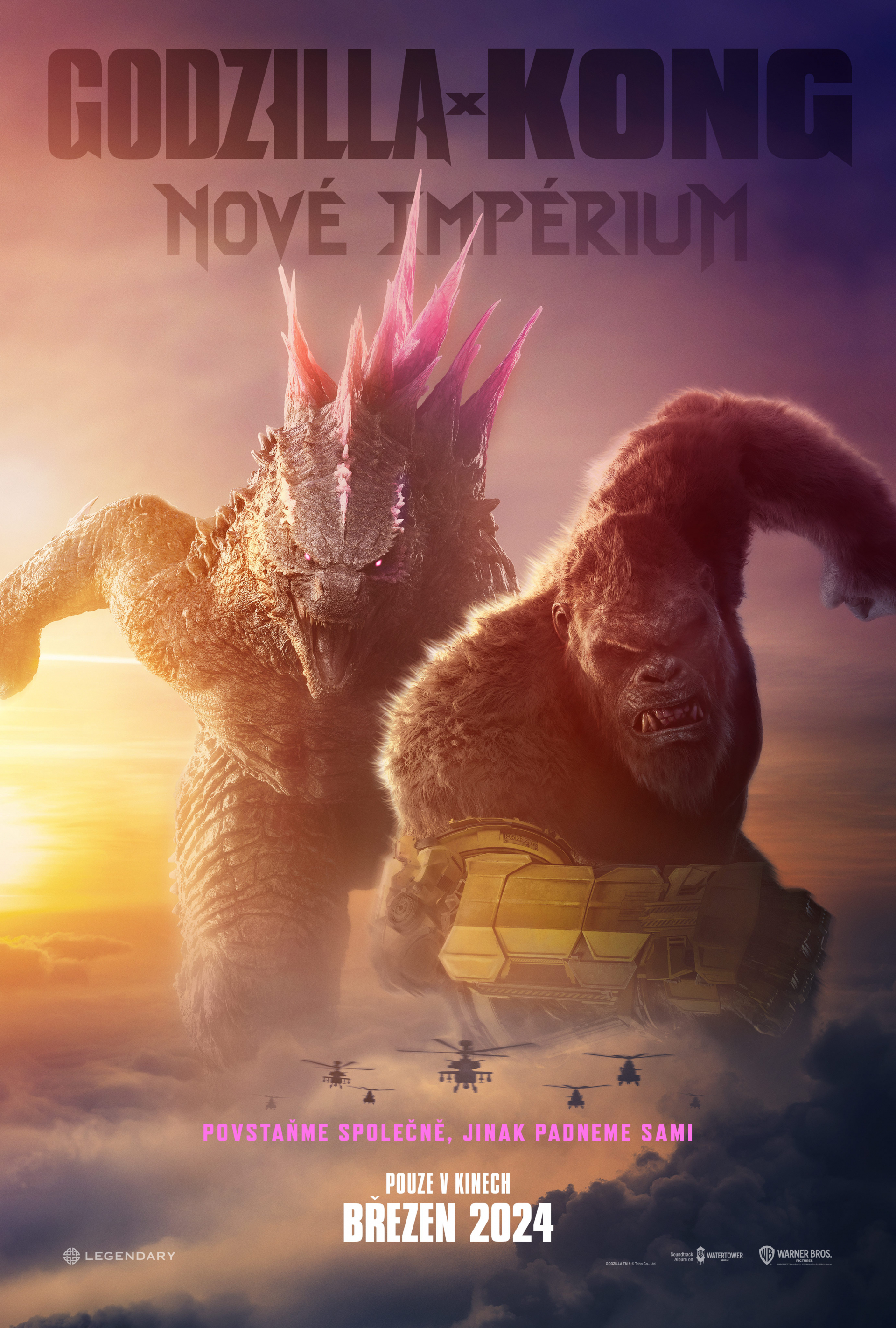 Plakát Godzilla x Kong: Nové impérium