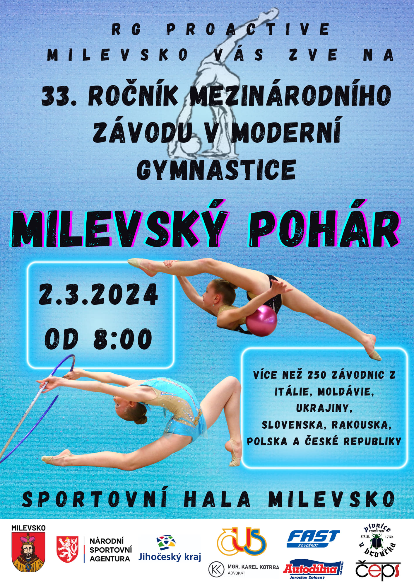 Plakát Milevský pohár