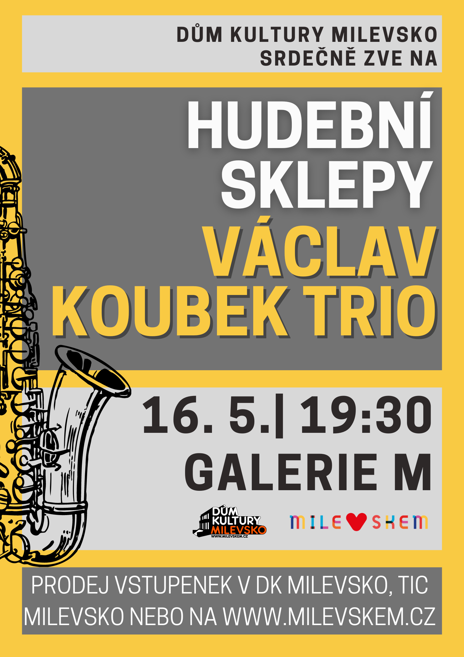 Plakát Hudební sklepy - Václav Koubek Trio