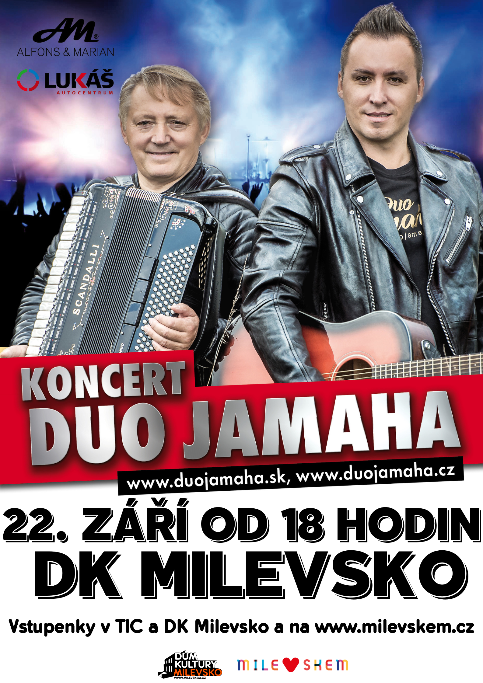 Plakát Duo Jamaha - Roztočíme to tour 2024