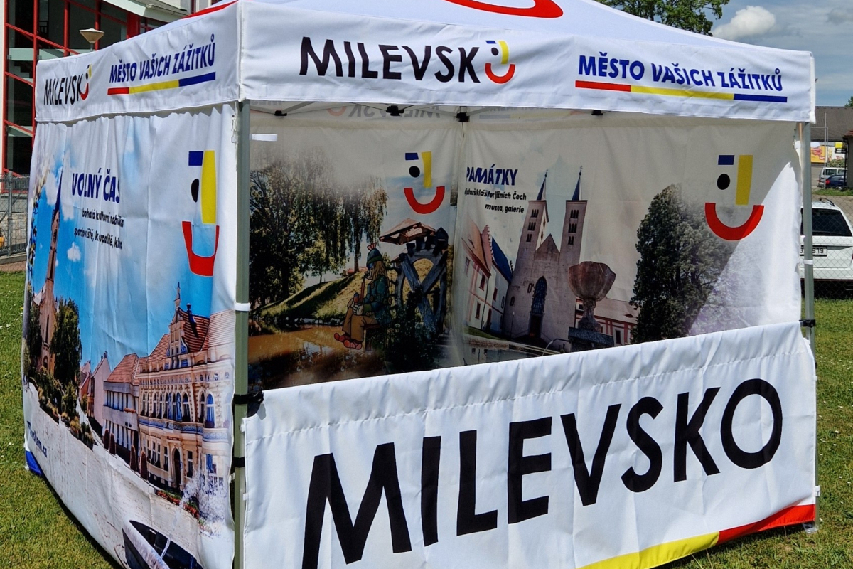 Nový prezentační stan města Milevsko