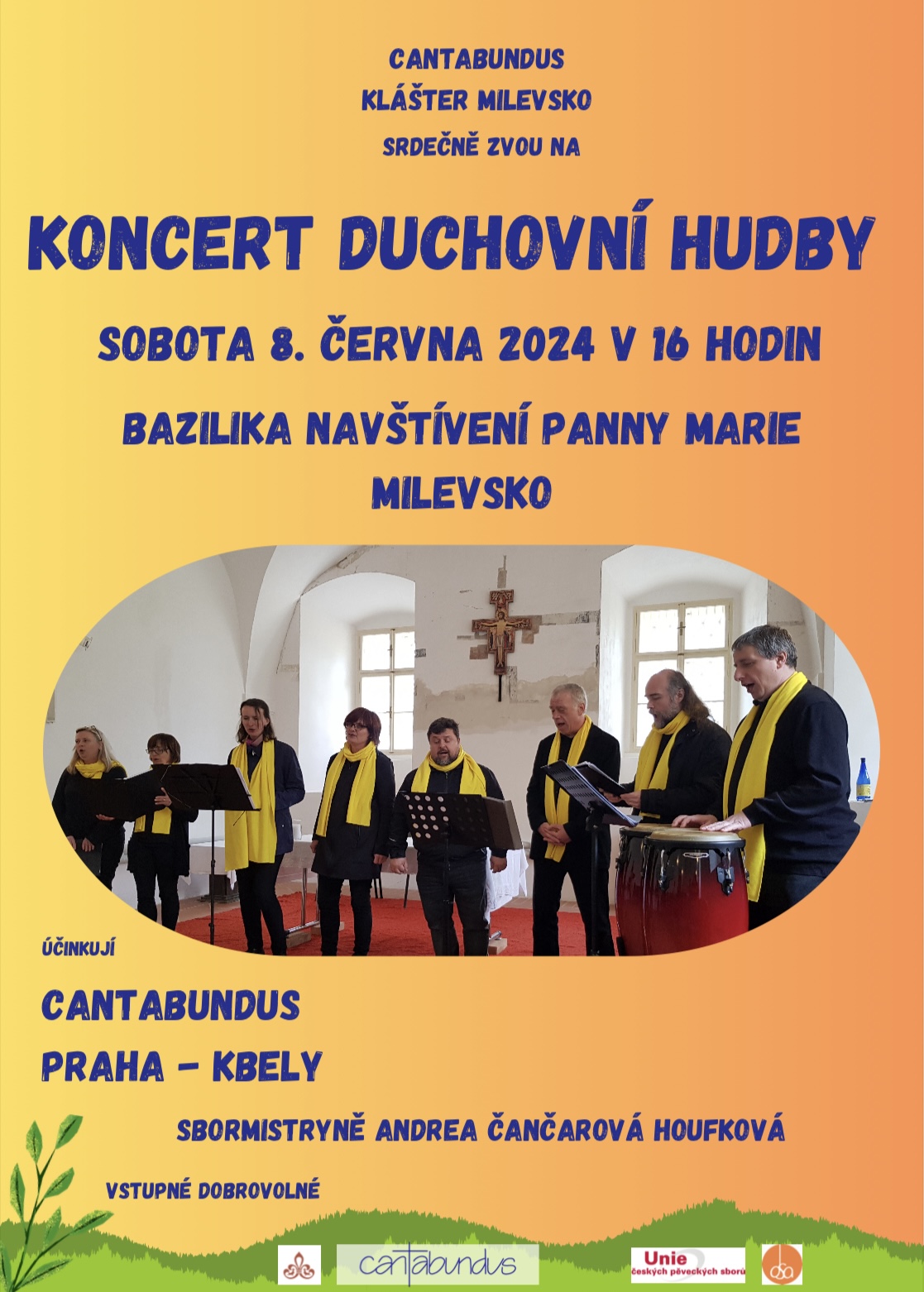 Plakát CANTABUNDUS - Koncert duchovní hudby 