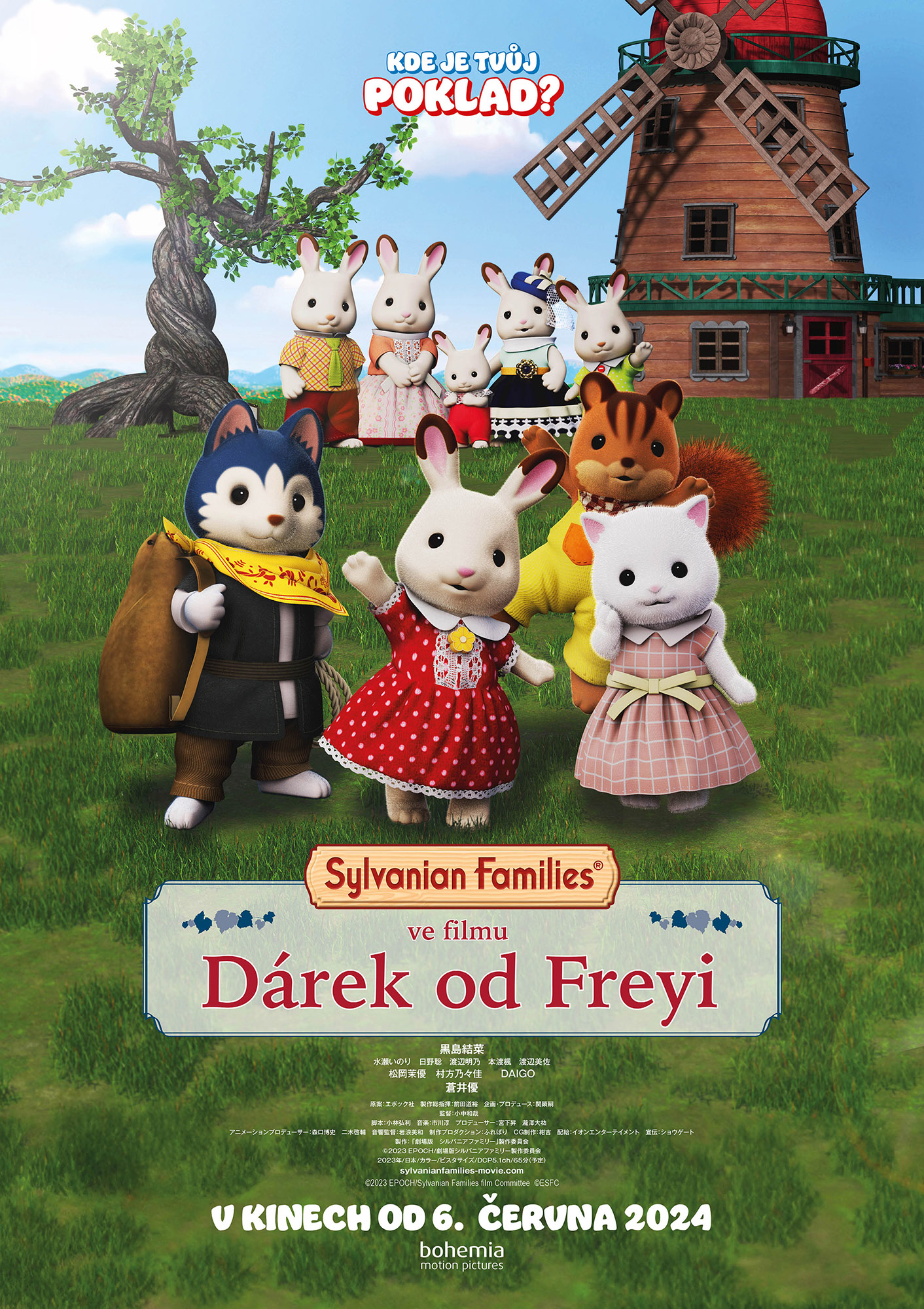 Plakát Sylvanian Families ve filmu: Dárek od Freyi 