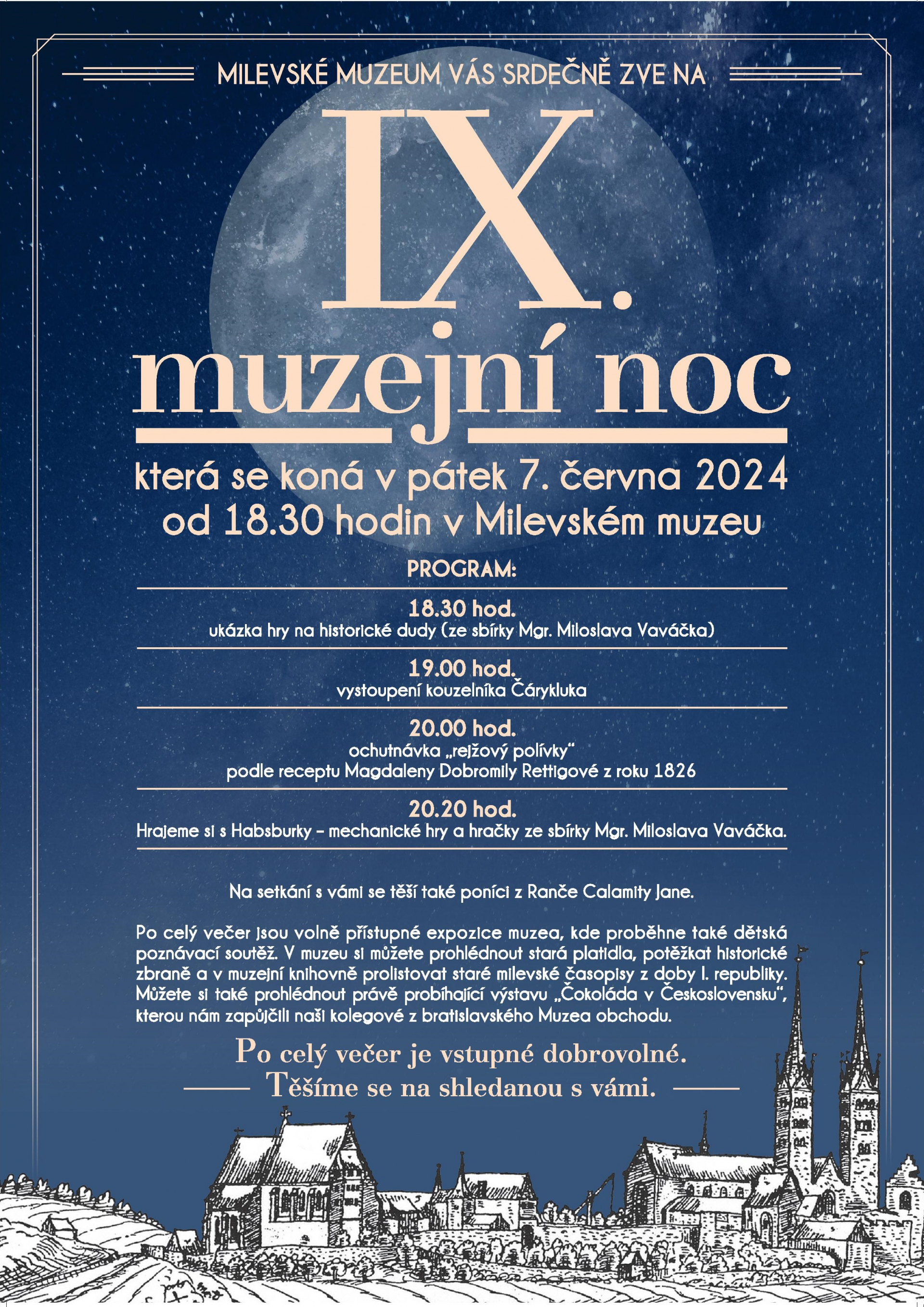 Plakát IX. Muzejní noc
