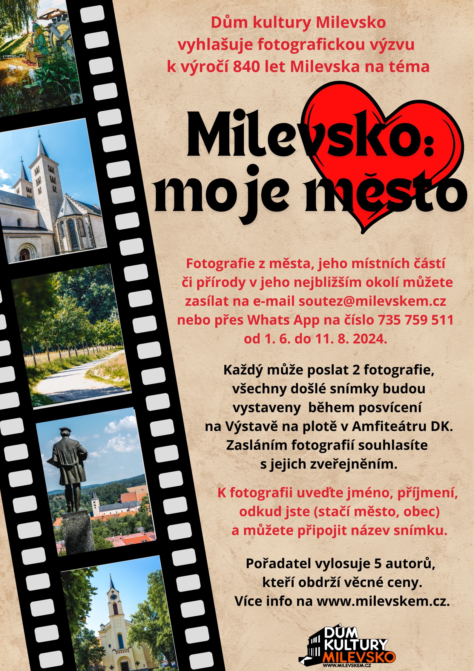Plakát Fotografická výzva: Milevsko - moje město