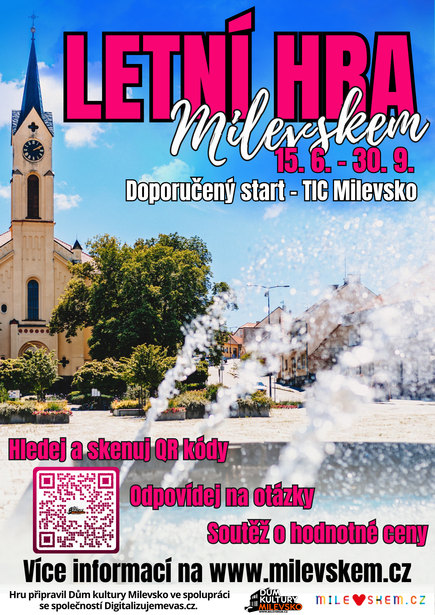 Plakát Letní hra Milevskem III