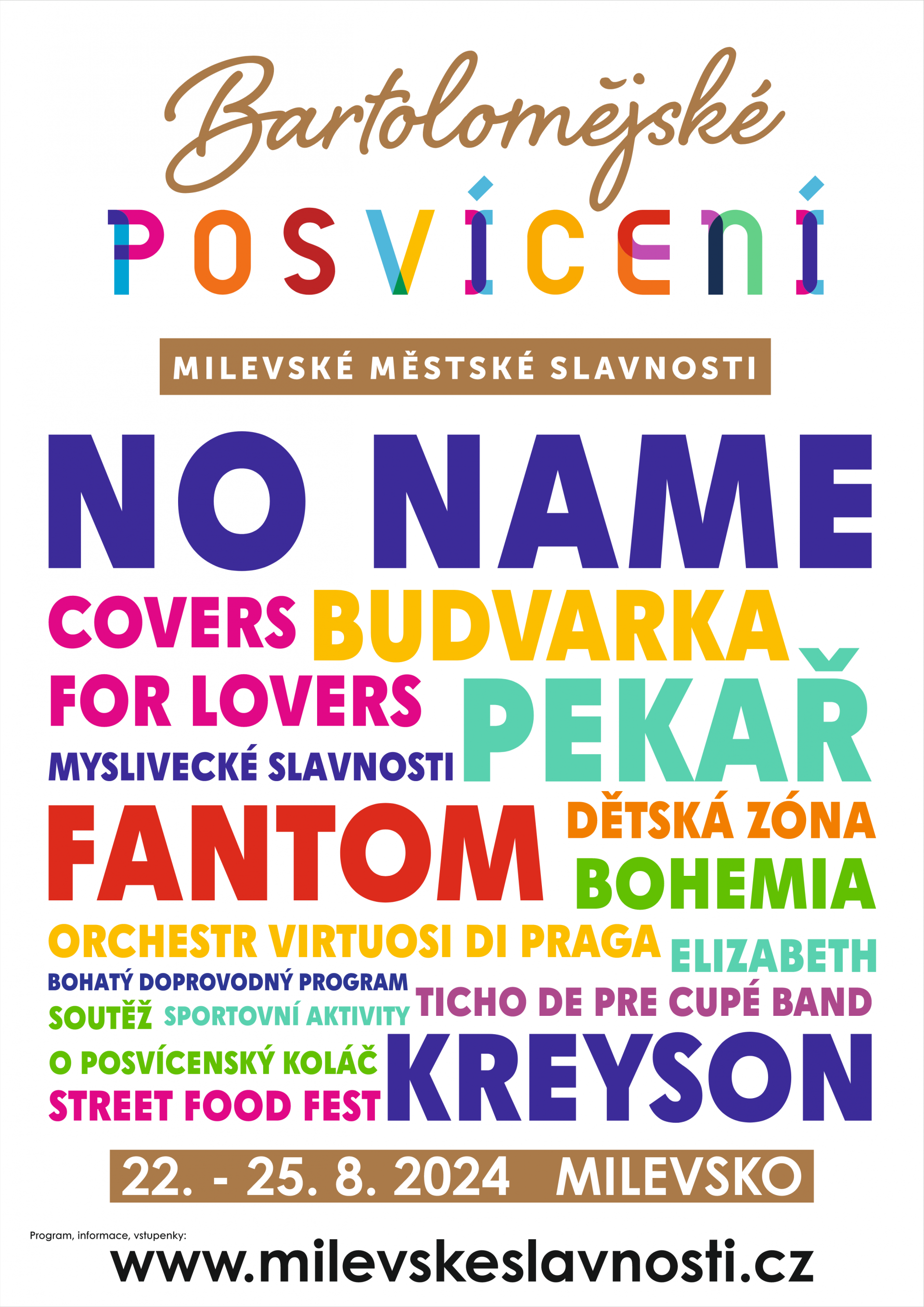 Plakát Bartolomějské posvícení 2024 - Zahajovací koncert