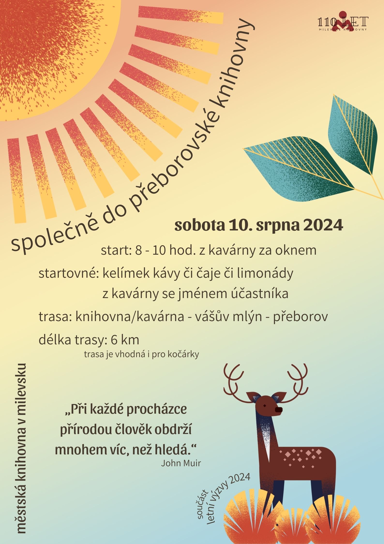 Plakát Letní výzva 2024: Společně do Přeborova