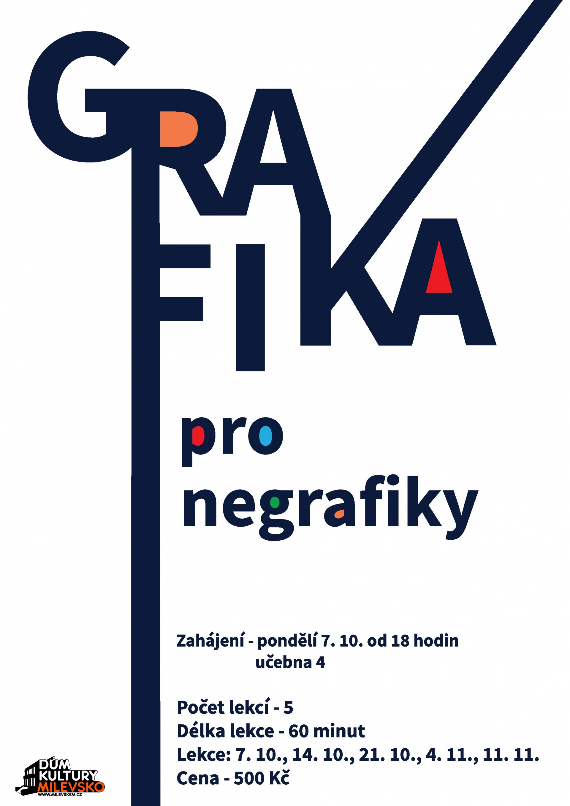 Plakát Kurz - Grafika pro negrafiky