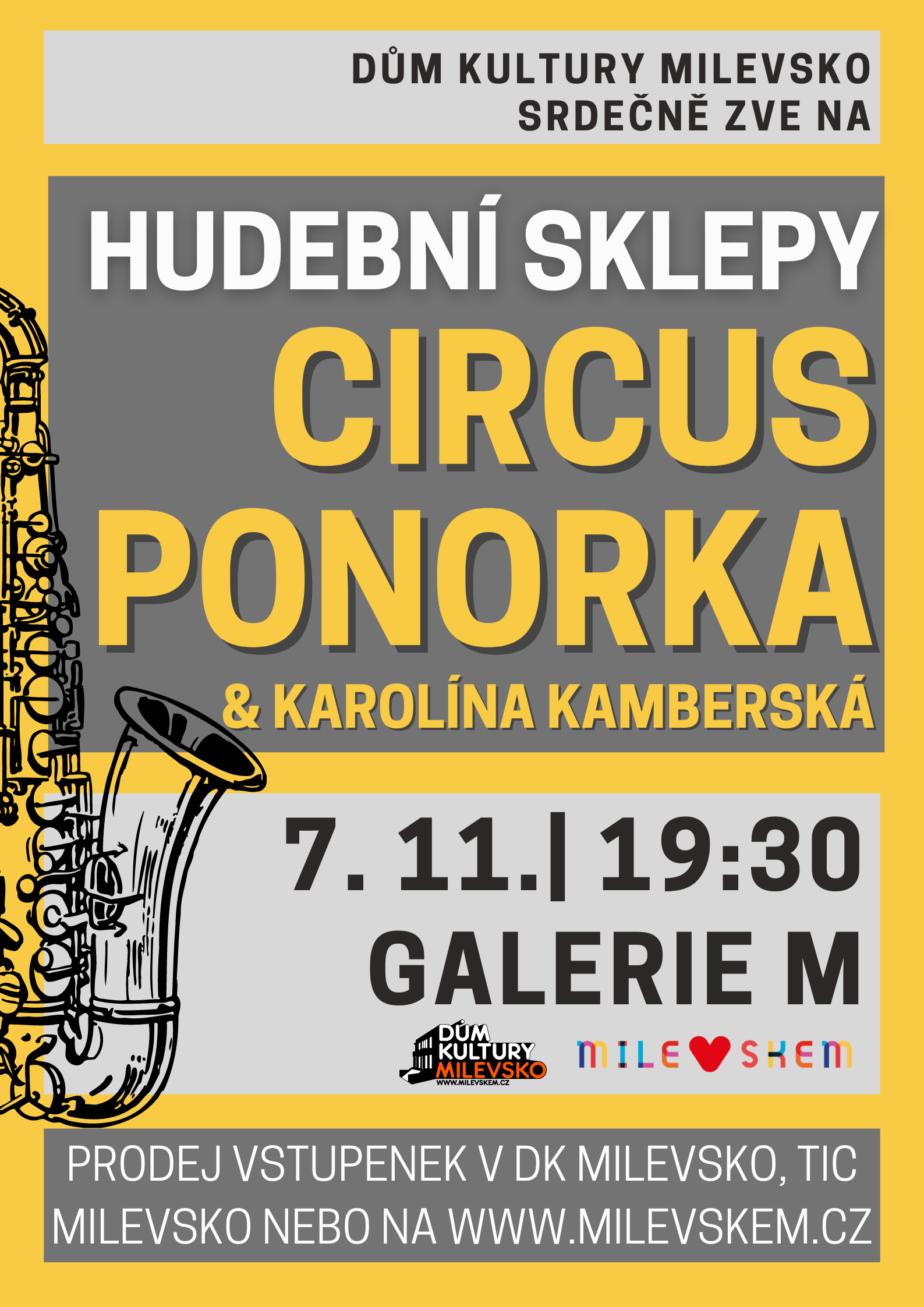 Plakát Hudební sklepy - Circus Ponorka