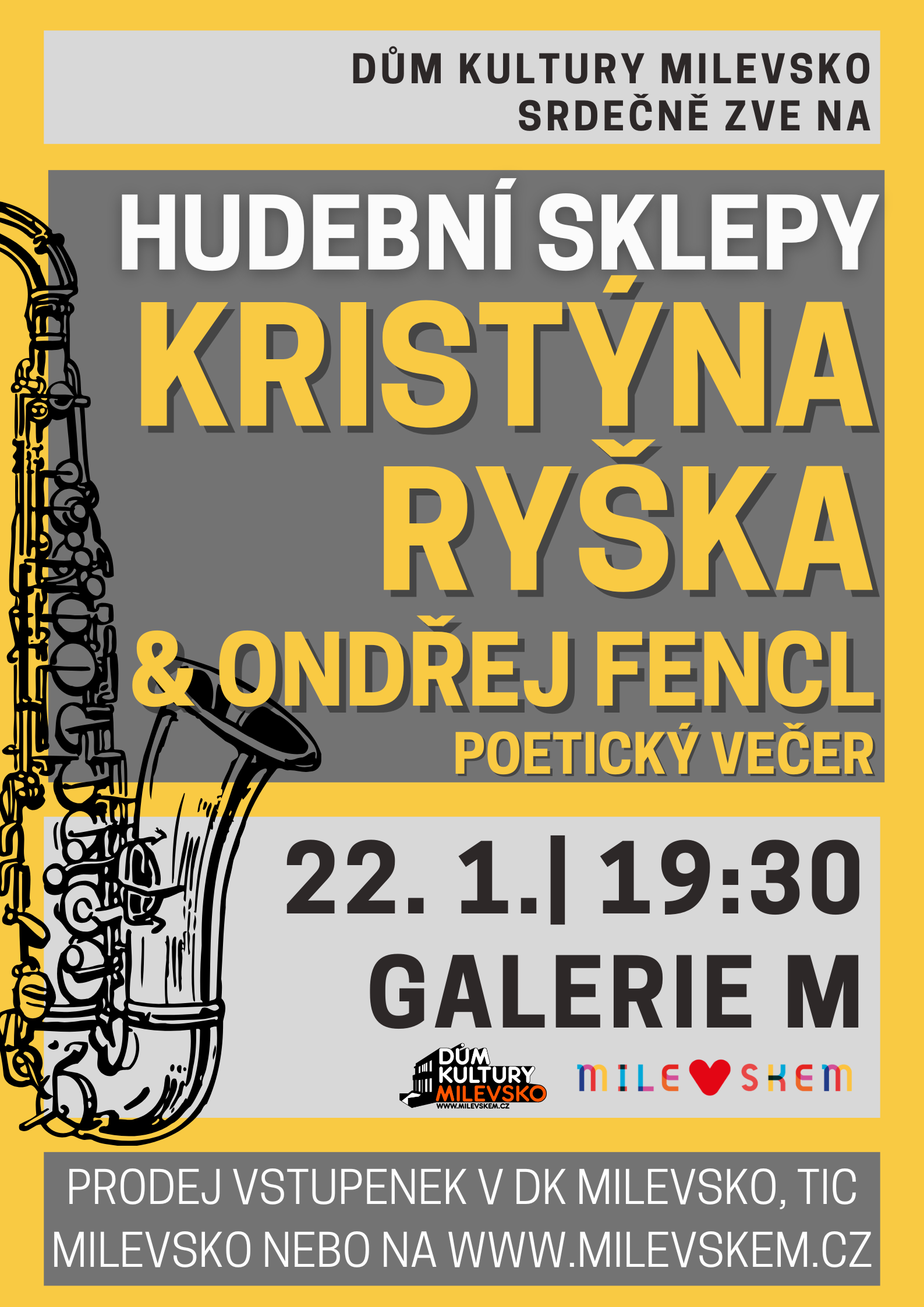 Plakát Hudební sklepy - Kristýna Ryška & Ondřej Fencl