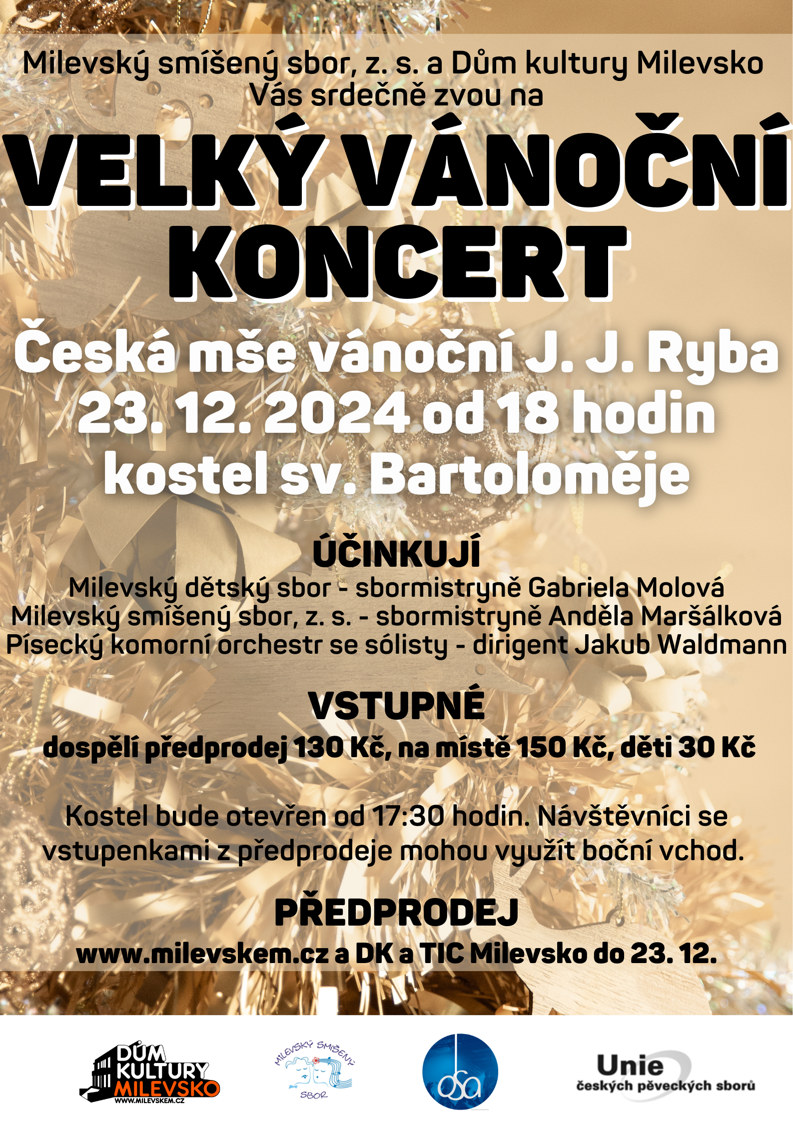 Plakát Velký vánoční koncert