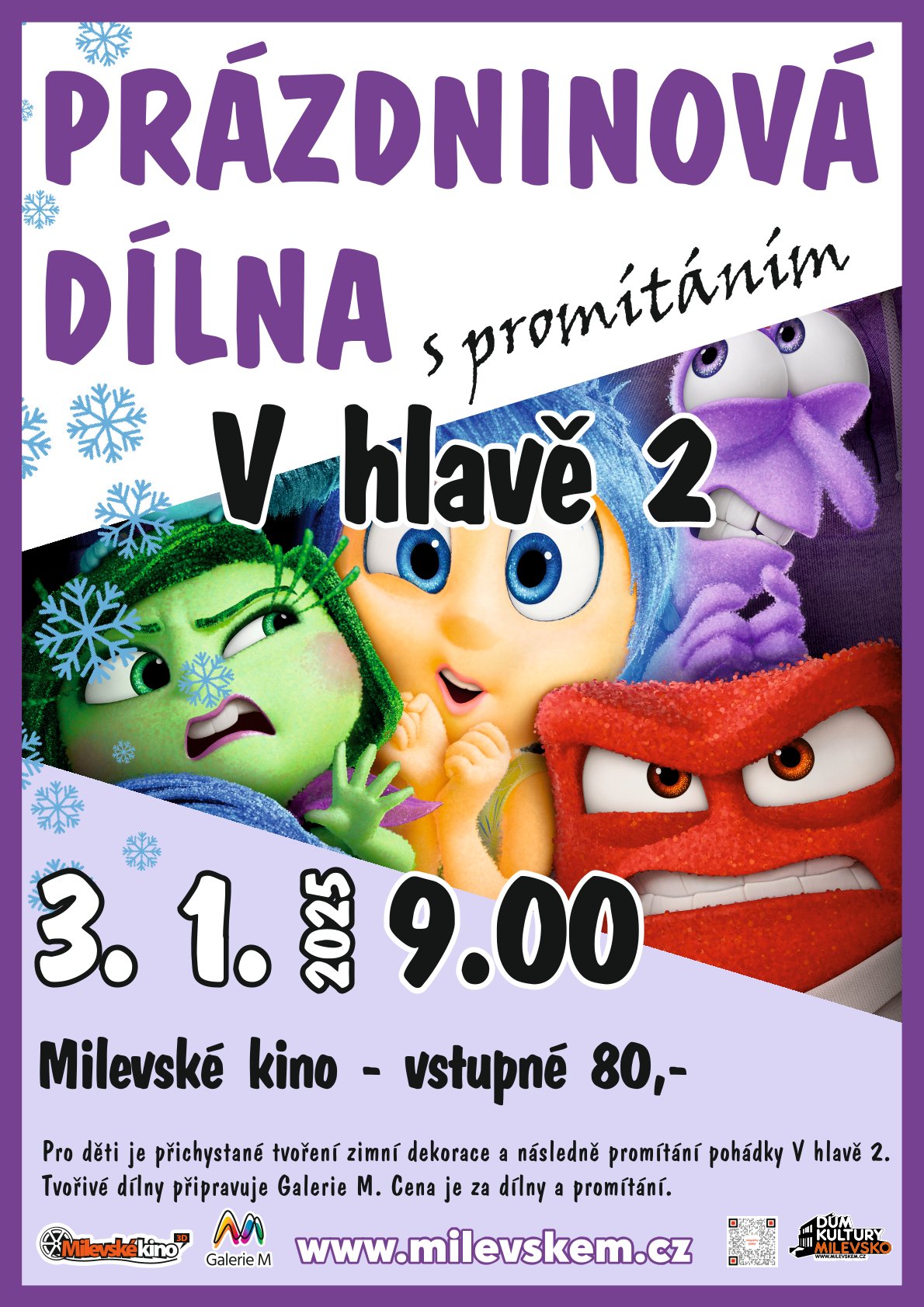 Plakát Vánoční prázdninová dílna