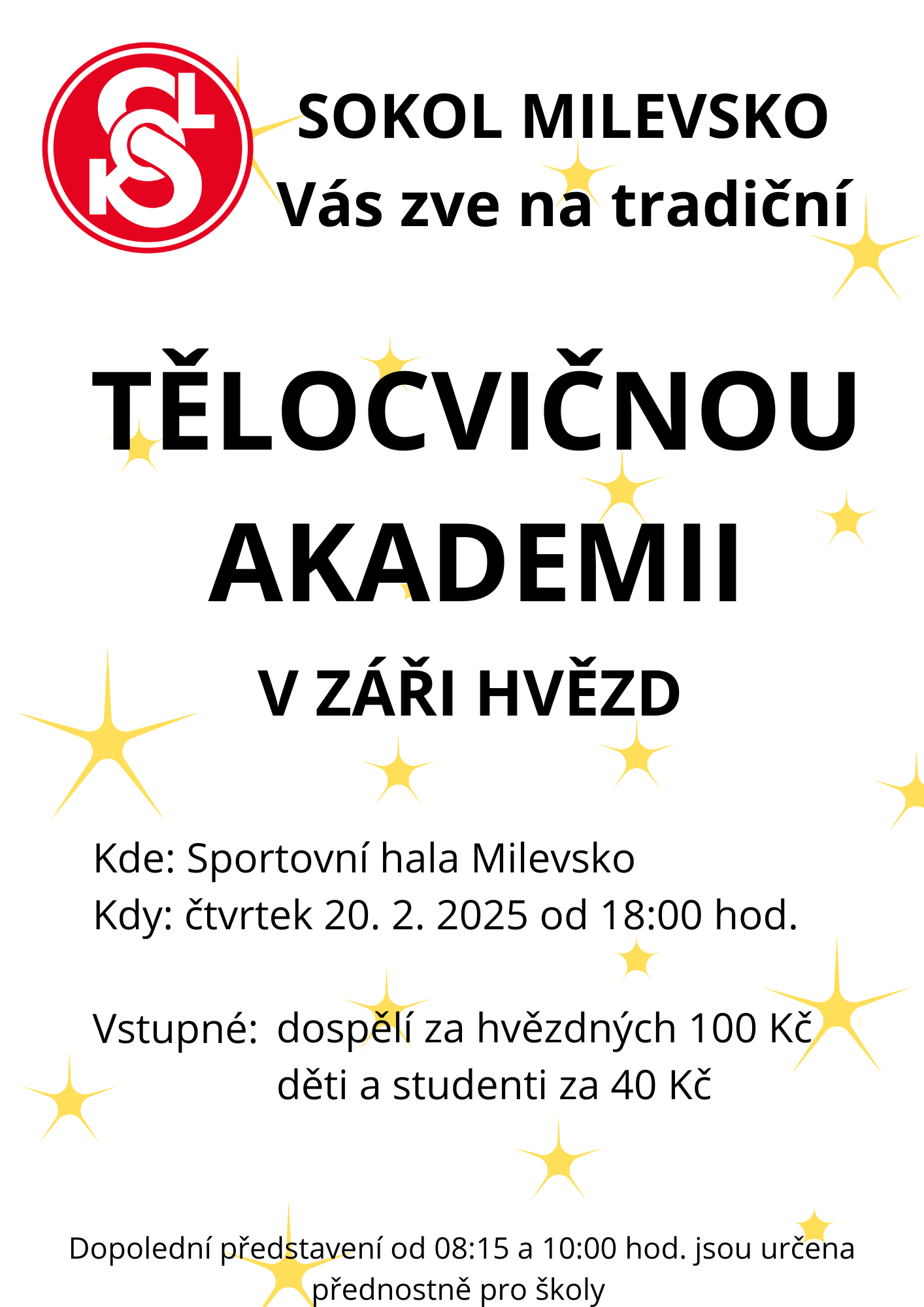 Plakát Tělocvičná akademie