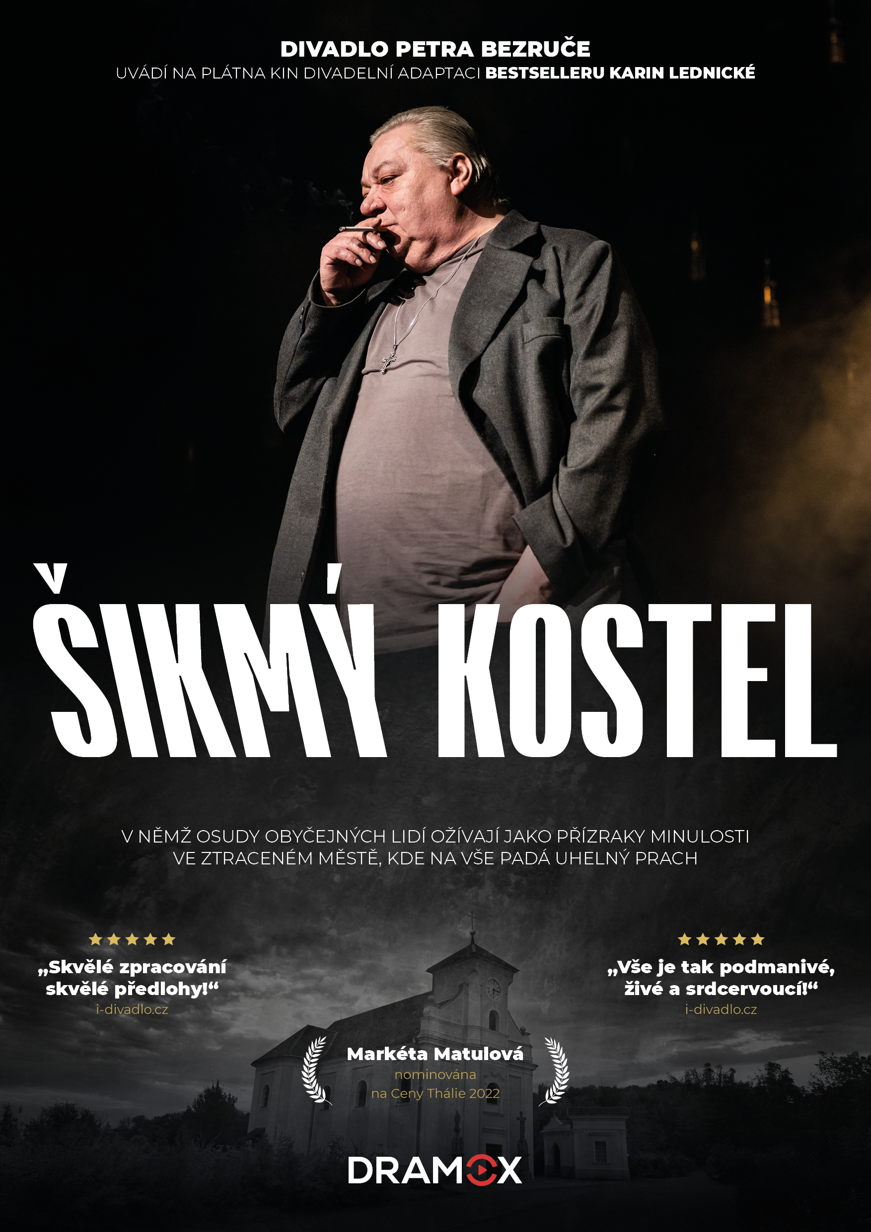 Plakát Divadlo v kině - Šikmý kostel