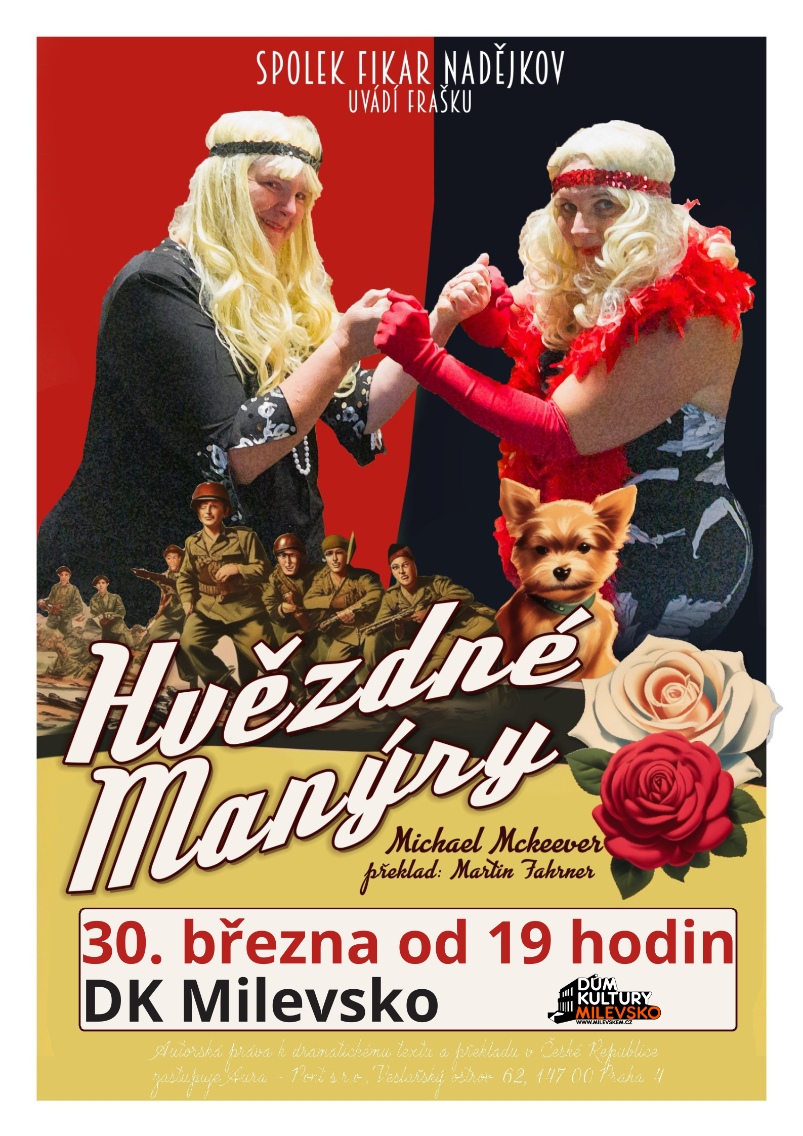 Plakát Divadlo - Hvězdné manýry