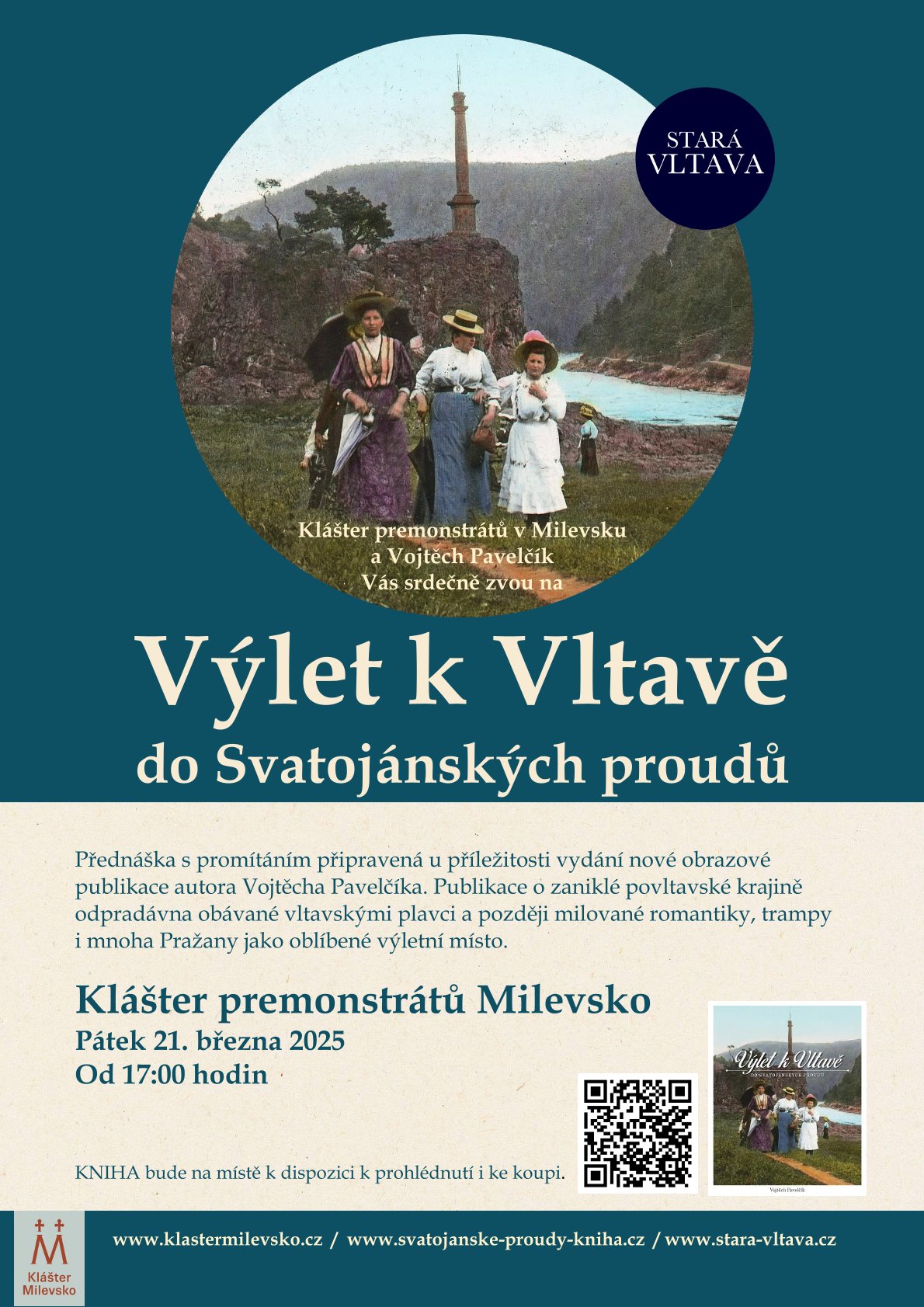 Plakát Výlet k Vltavě do Svatojánských proudů