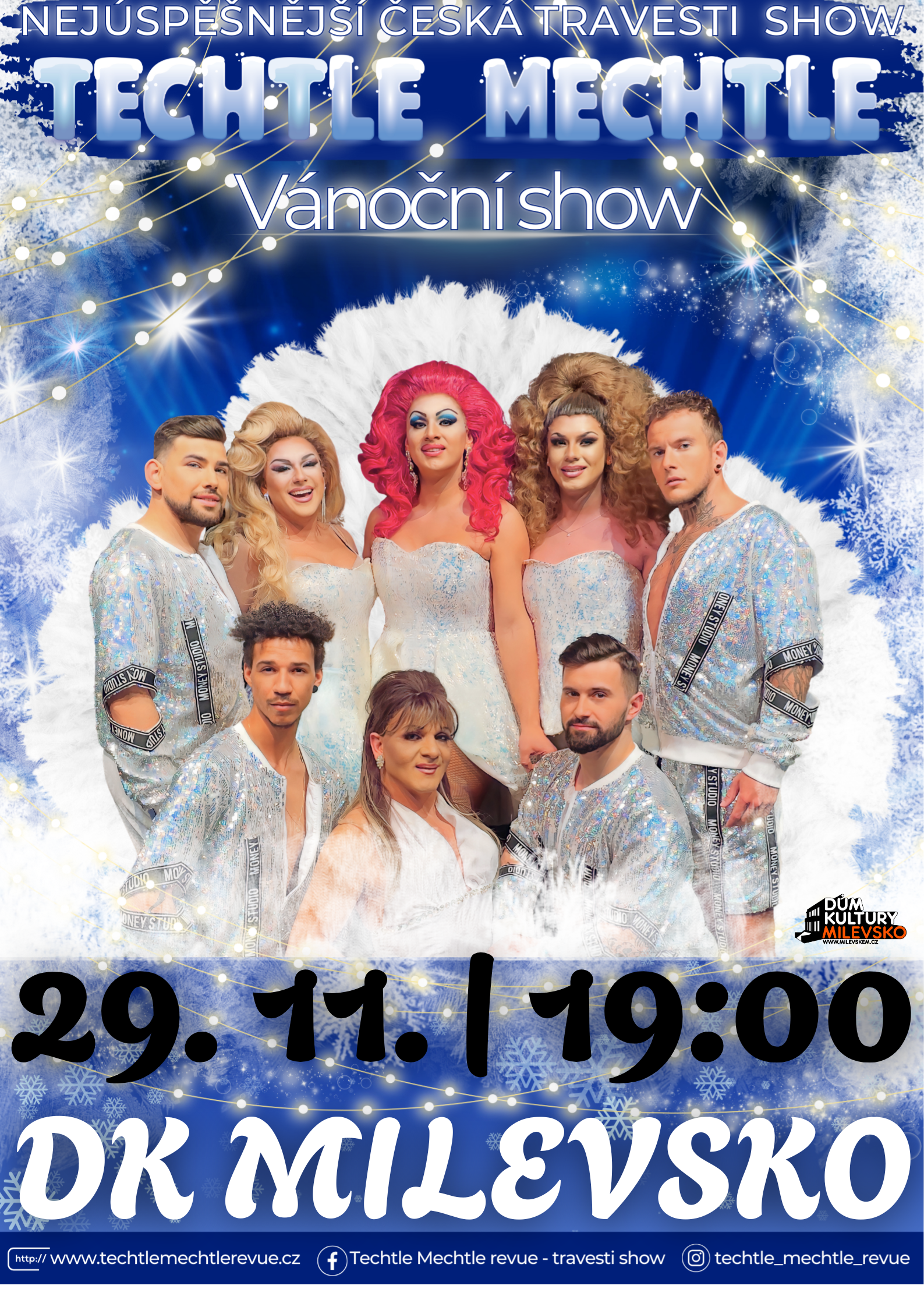 Plakát Travesti show - Vánoční show
