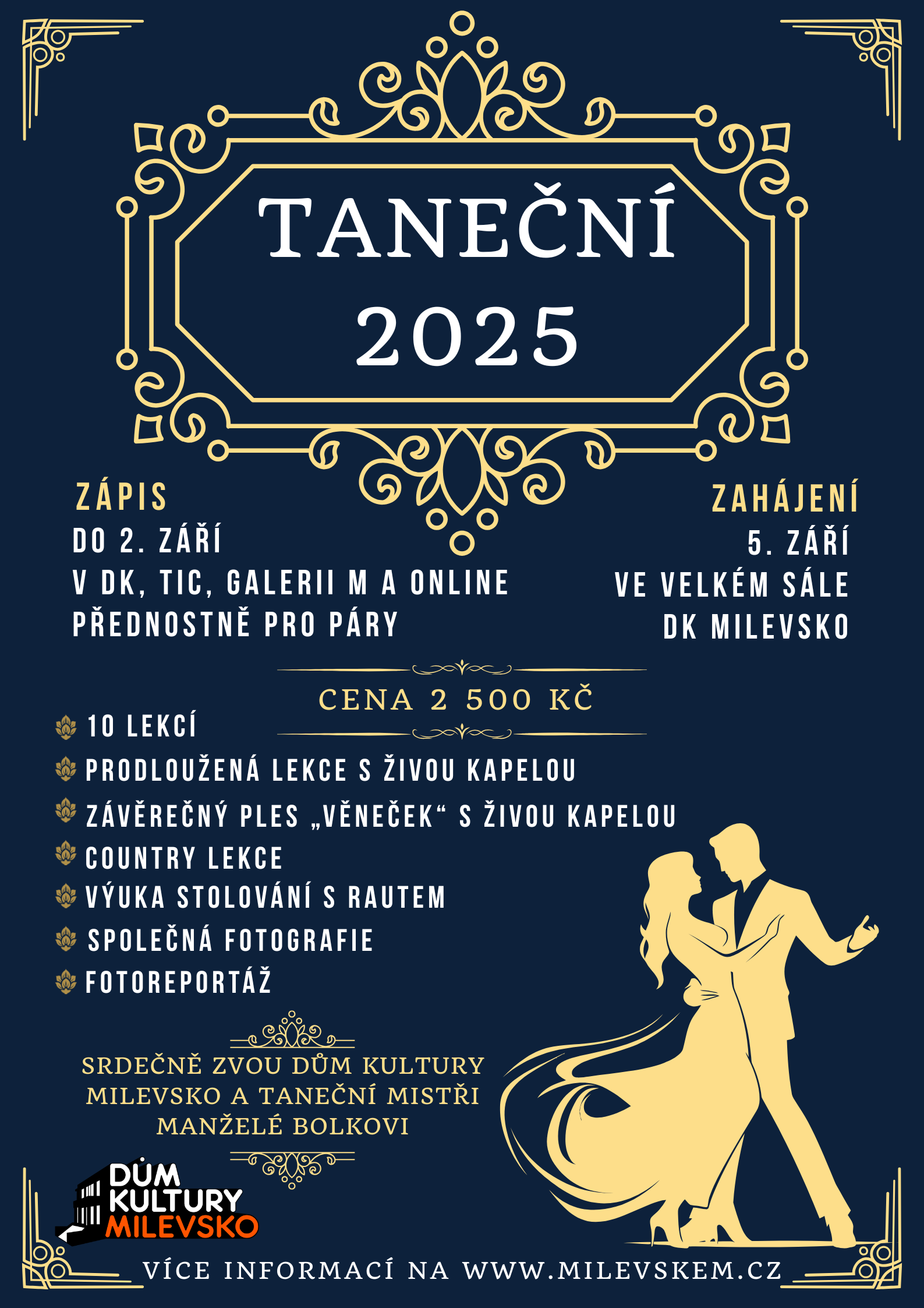 Plakát 1. Taneční lekce