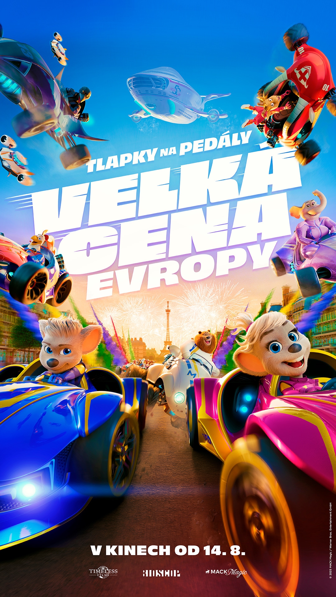 Plakát Tlapky na pedály: Velká cena Evropy