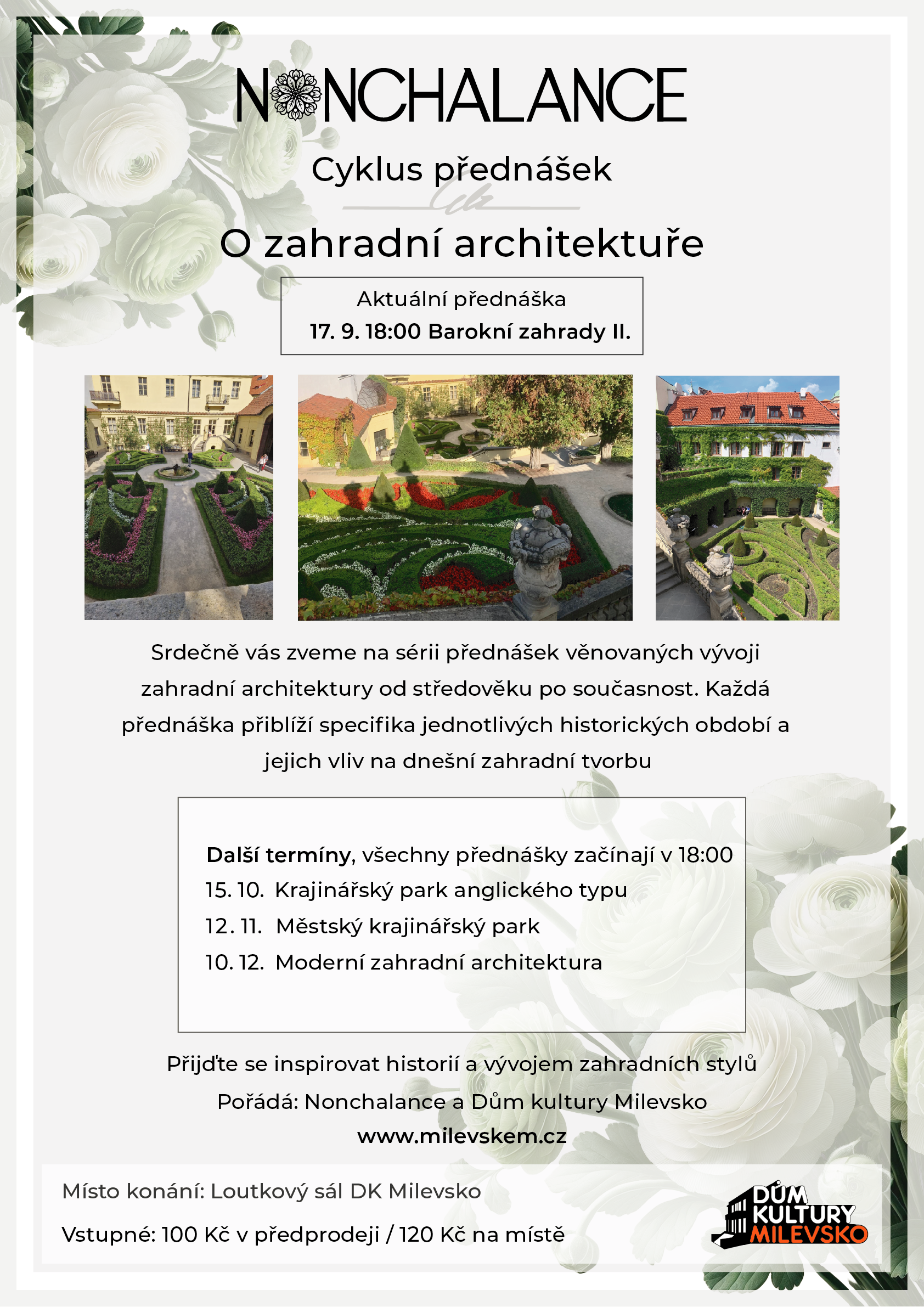 Plakát Zahradní architektura - Barokní zahrady II.