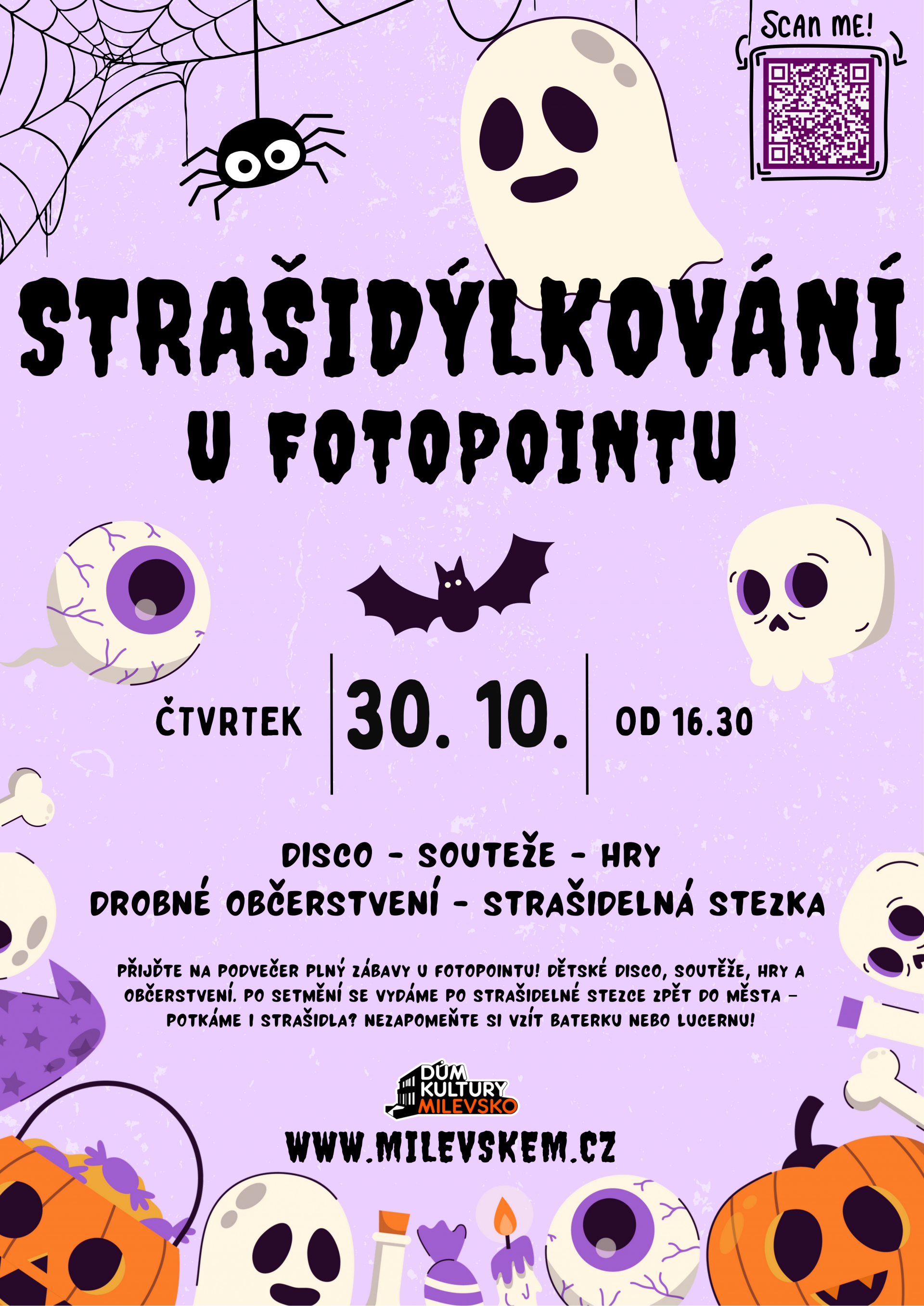 Plakát Strašidýlkování u fotopointu